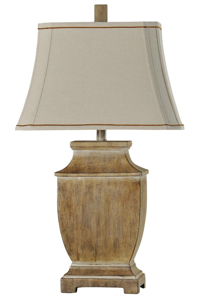 StyleCraft Home Collection L39344DS 29-in Gambell 3-way Table Lamp with Fabric Shade
