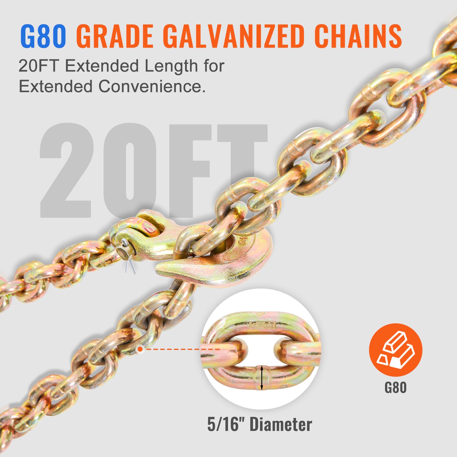 VEVOR DLTJLLJQBBTYC9WKZV0 Chain-Accessories - View #5