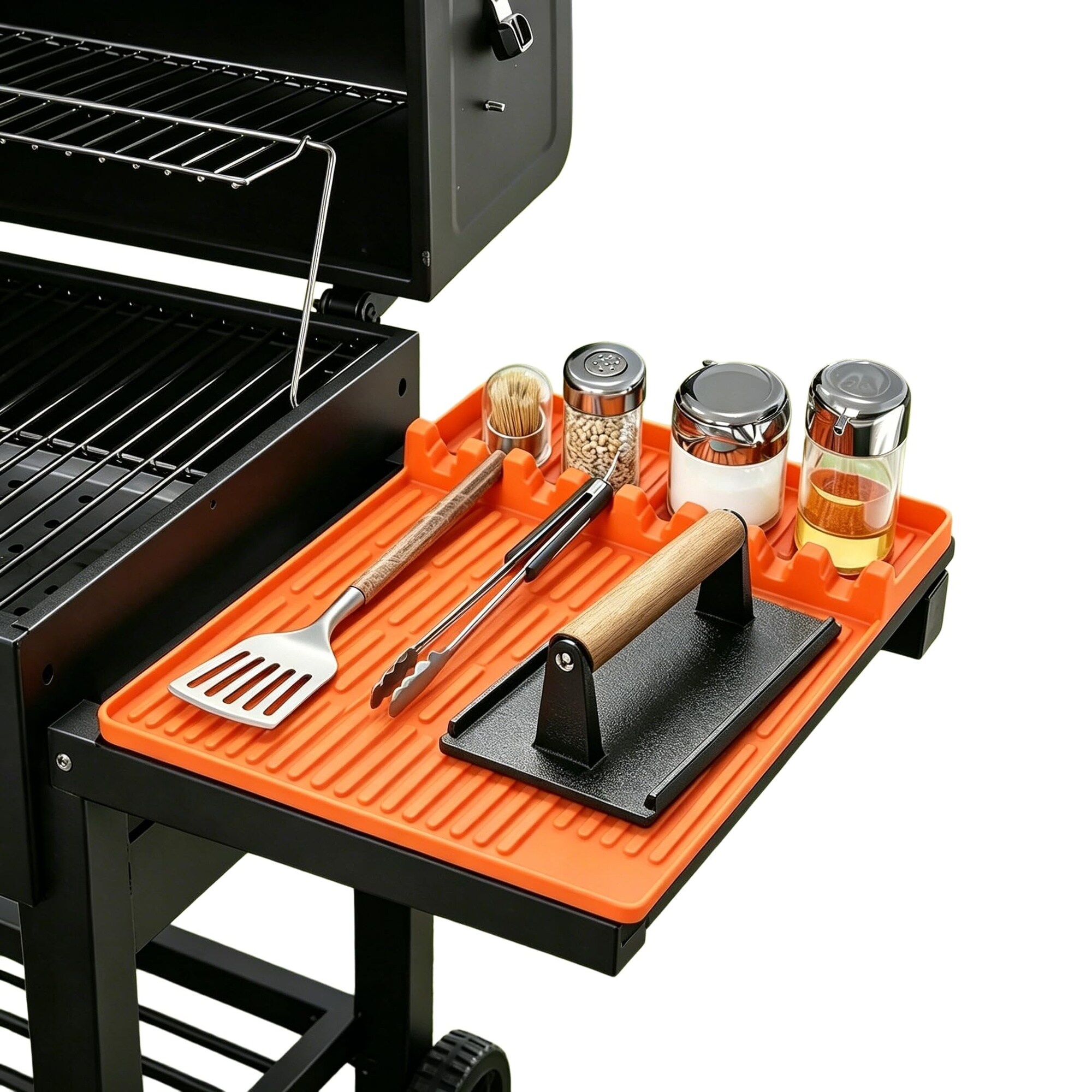 Misopily Large Silicone Griddle Tool Mat for Heat Resistant Spatula Mat ...