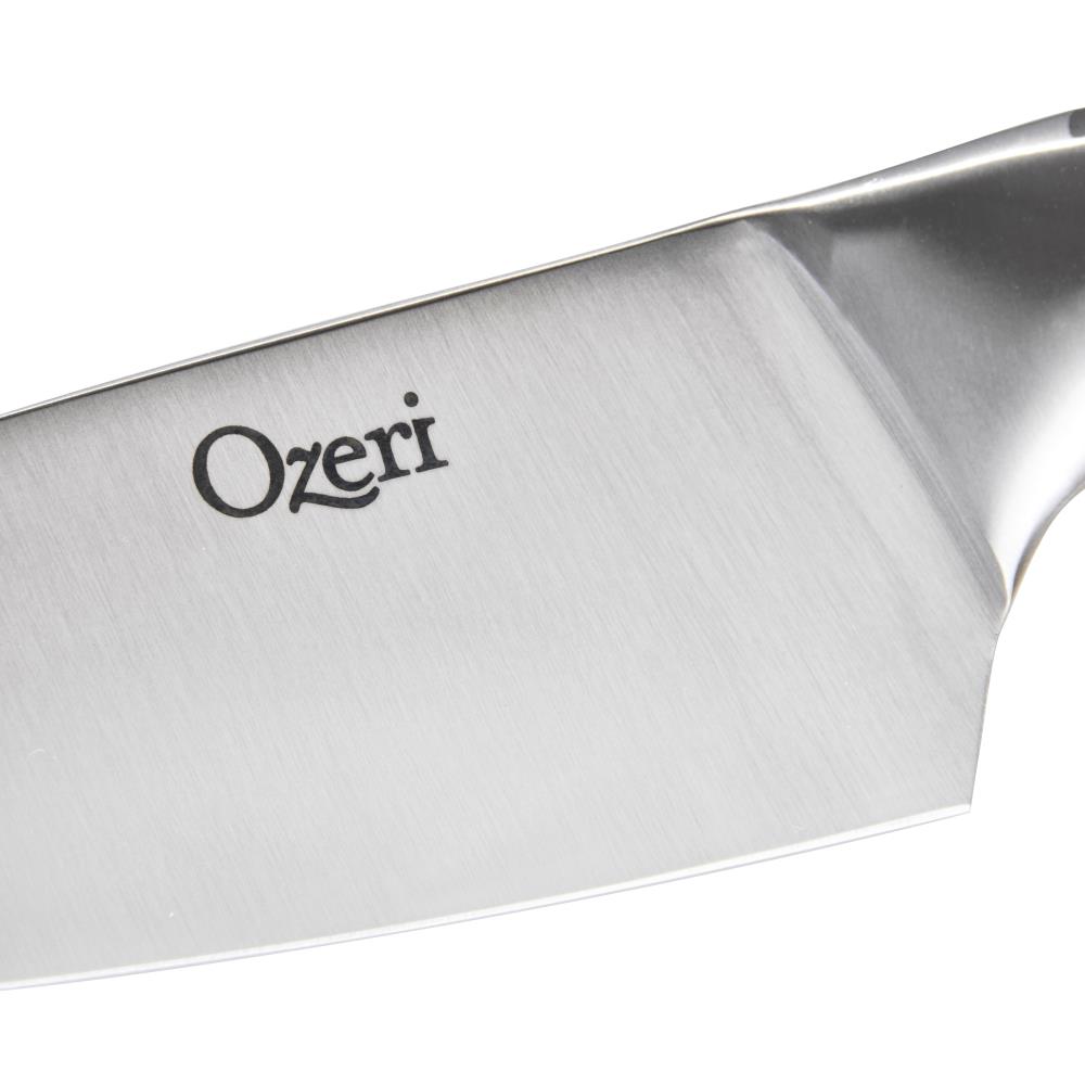 Ozeri 8-Piece Stainless Steel Knife Set, with Japanese Stainless Steel Slotted Blades