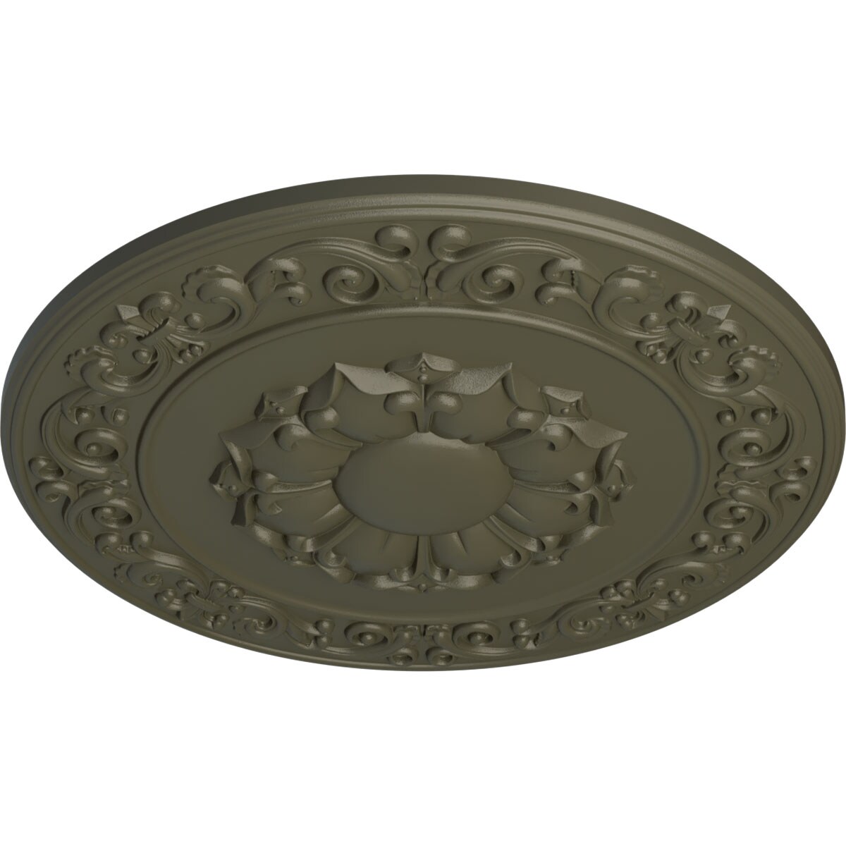 Ekena Millwork CM27SYWHF Ceiling-Medallions - View #2