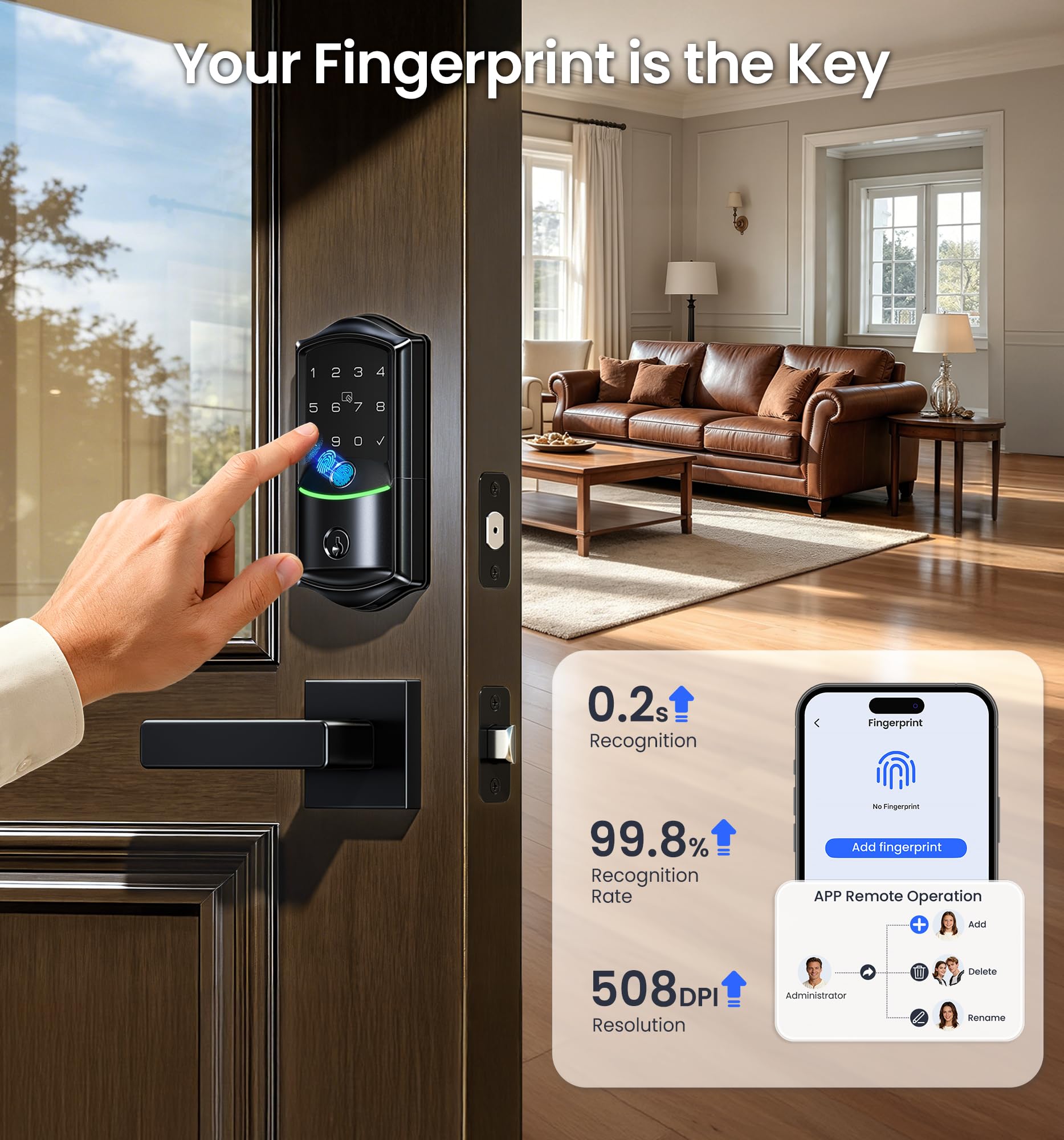 DYRCJ LDY0804E031 Electronic-Door-Locks - View #5