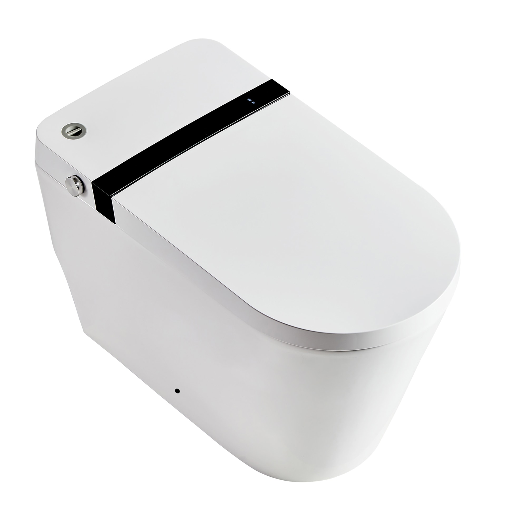 Forclover ALUBS-LD740 Multifunction U-Shaped Smart Toilet Automatic Flush with Remote Control/Foot Sensor/Night Light