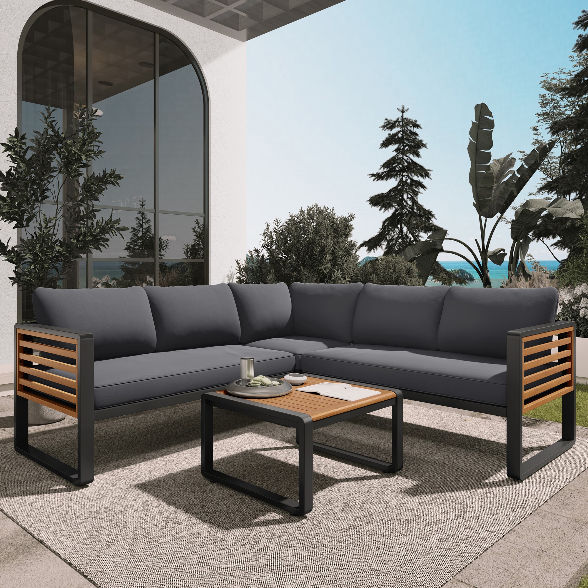 SINOFURN SYA300008NY Patio-Sofas-Daybeds - View #2