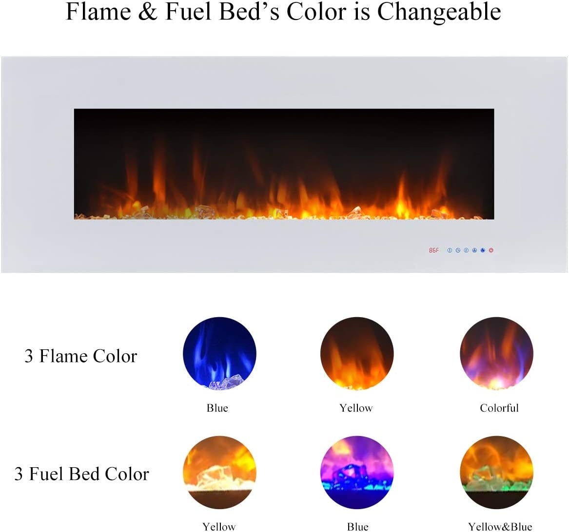 EdenDirect LW-WM50-WH Electric-Fireplaces - View #2