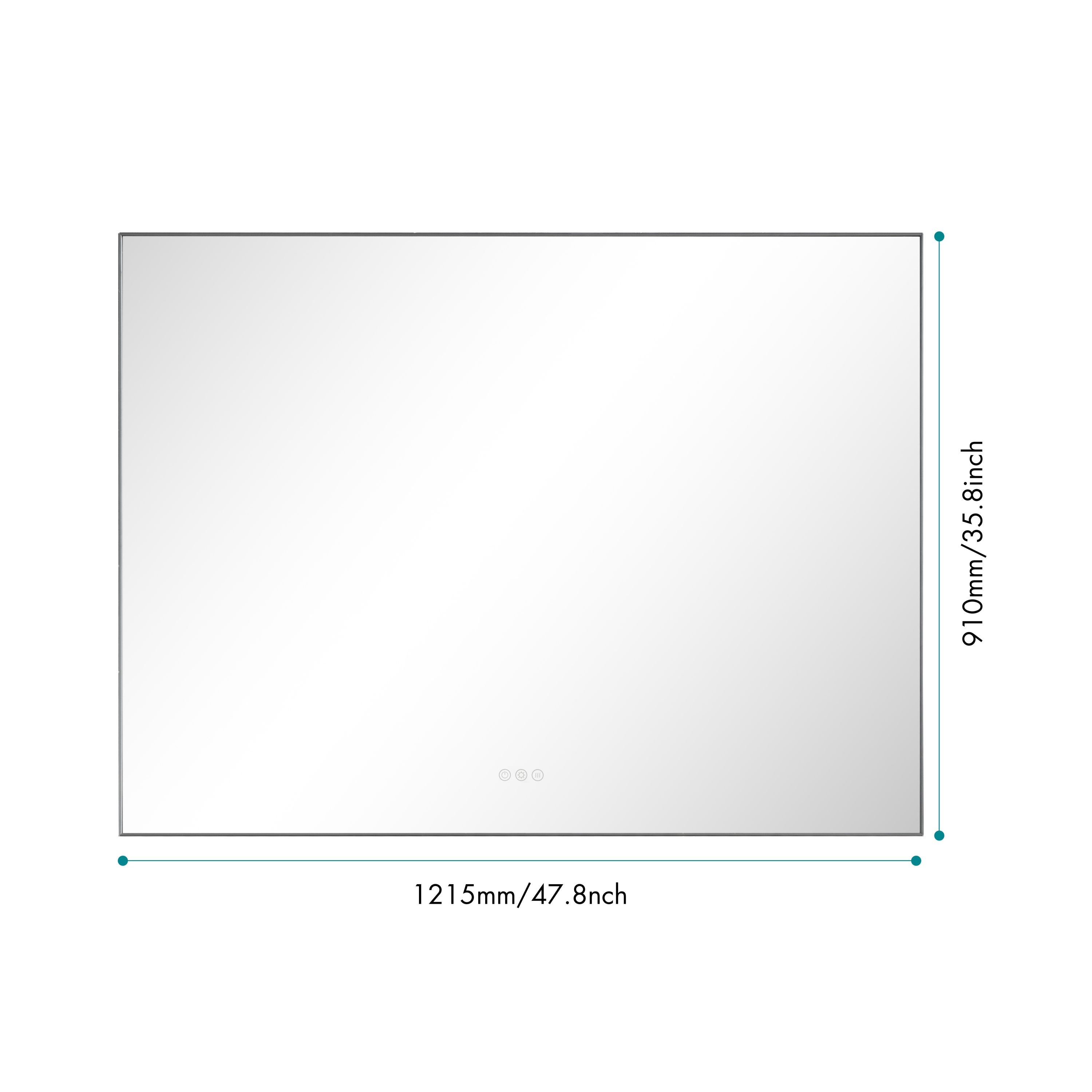 WELLFOR AMBE-044836 Framed-Bath-Mirrors - View #2