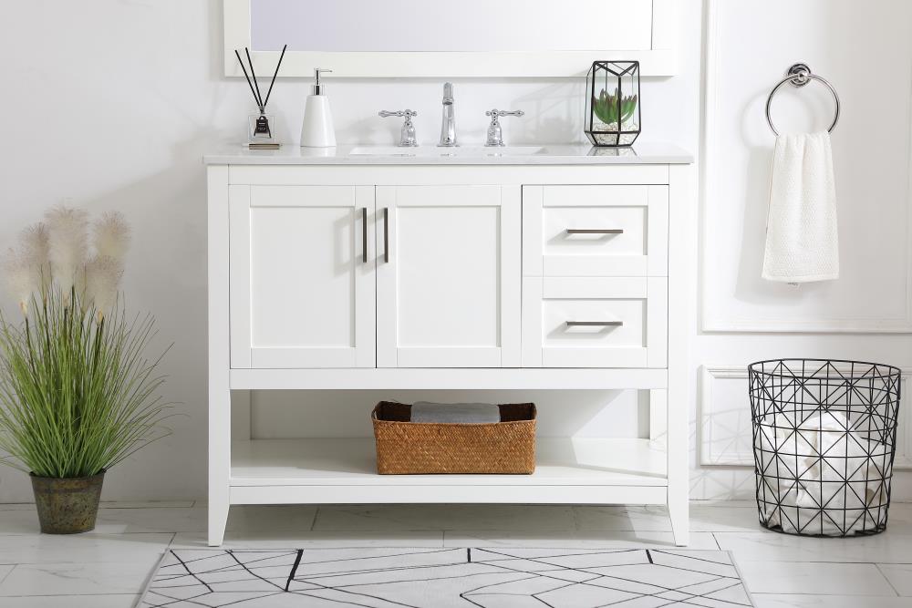 Elegant Decor FI48042WH Bath-Vanity-Combo - View #2