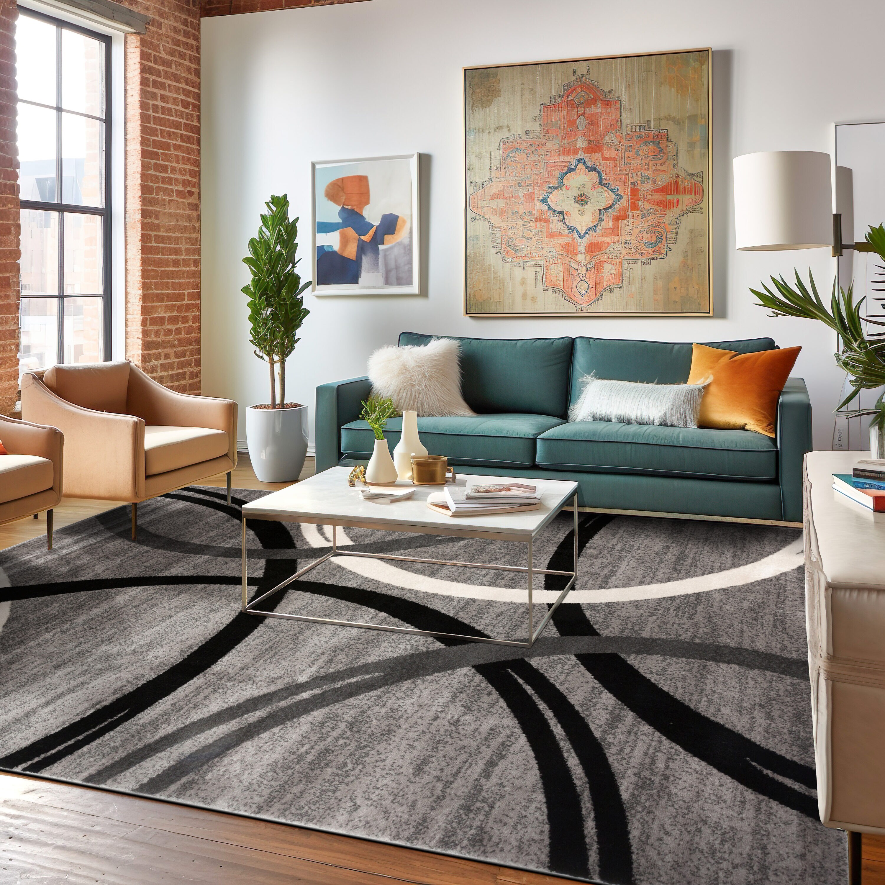 World Rug Gallery 377GRAY5X8 rugs - View #6
