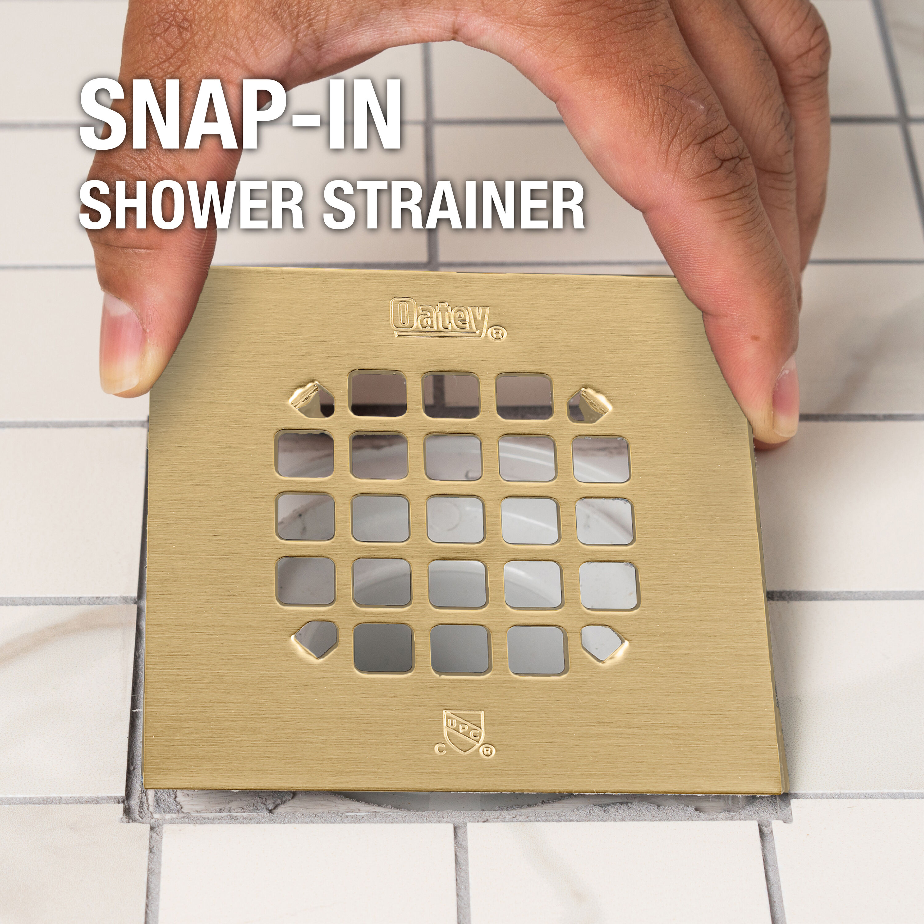 Oatey Snap Tite Shower Strainer Upgrade