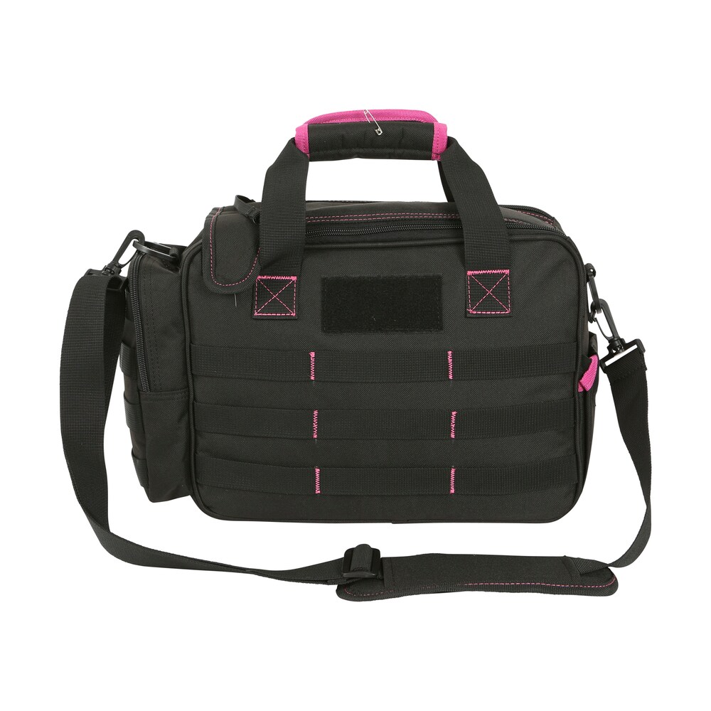Allen Company Dolores Women's Compact Shooting Range Bag, Black/Pink