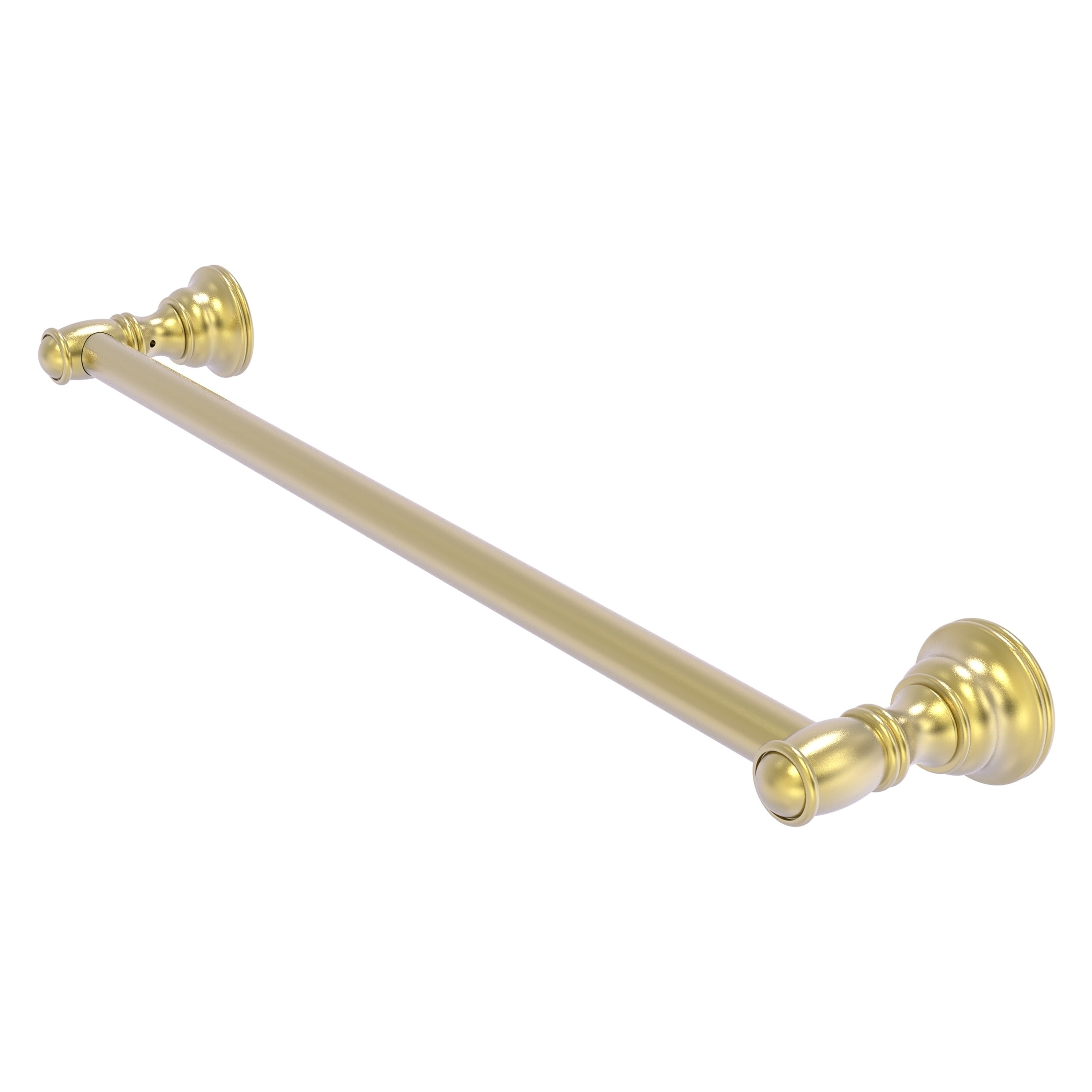 Allied Brass CL-41-18-SBR Carolina 18-in Satin Brass Wall mount Single Towel Bar