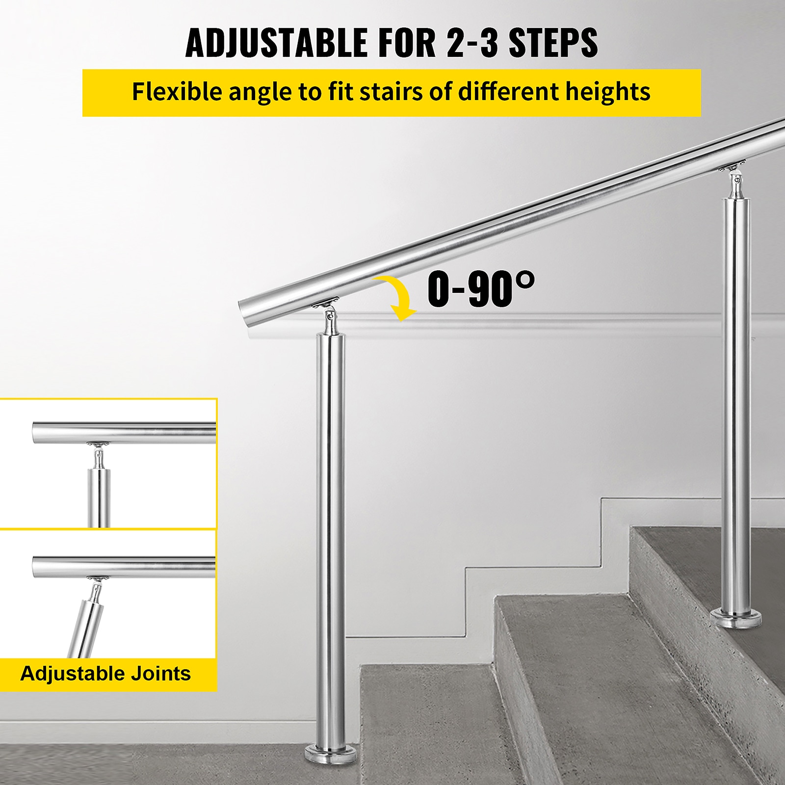 VEVOR BXGTFSLZ100CM5VIHV0 Interior-Stairpart-Railing - View #4
