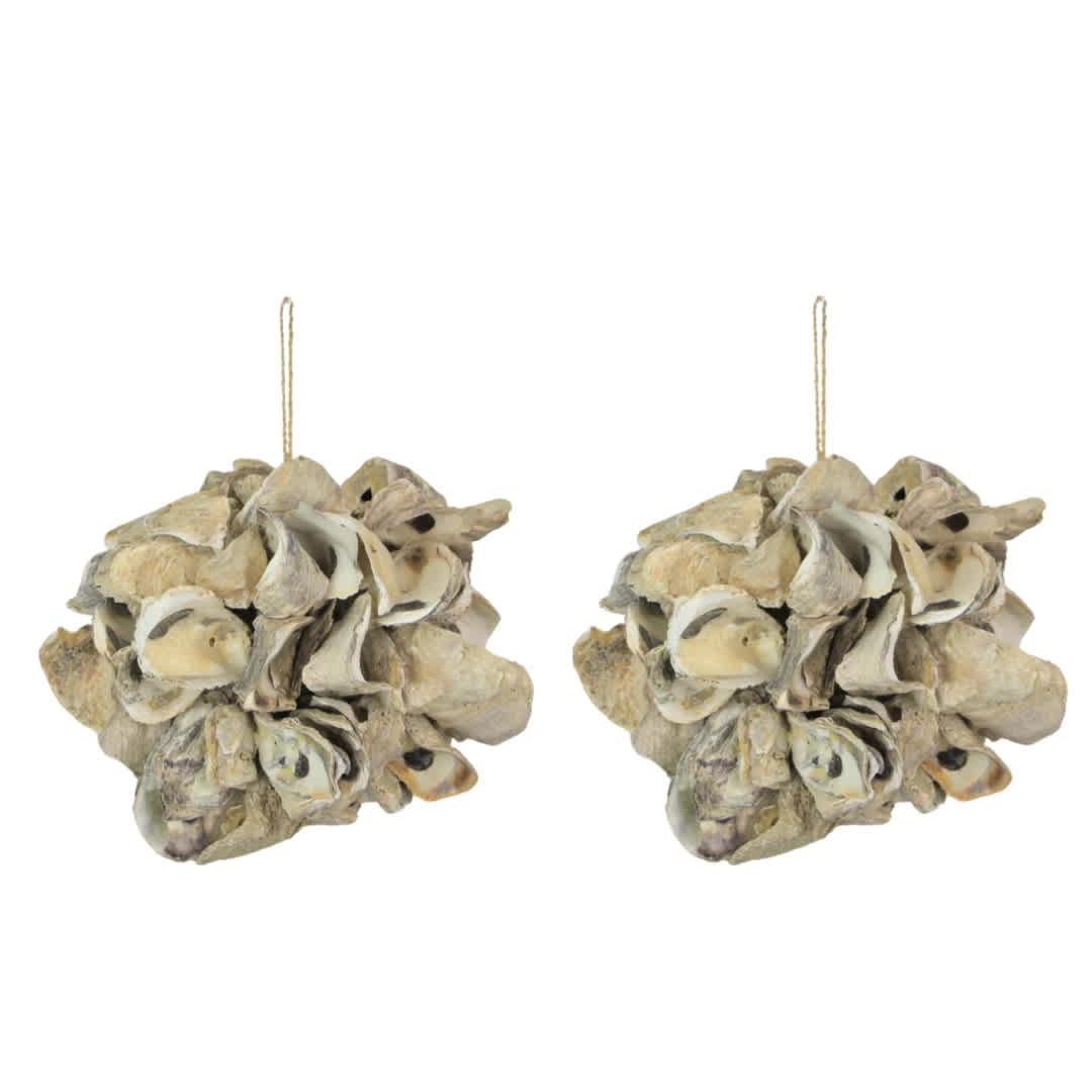 Things2Die4 JDY-13010-SET Coastal Oyster Shell Decor Versatile Shell Ornaments Home and Event Decoration