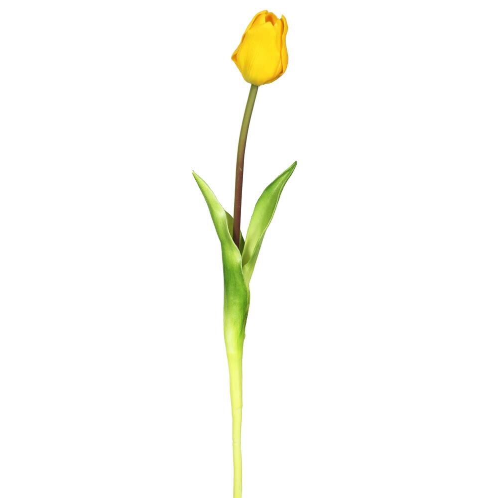 Vickerman FA175301 19-in Yellow Indoor Tulips Artificial Flower