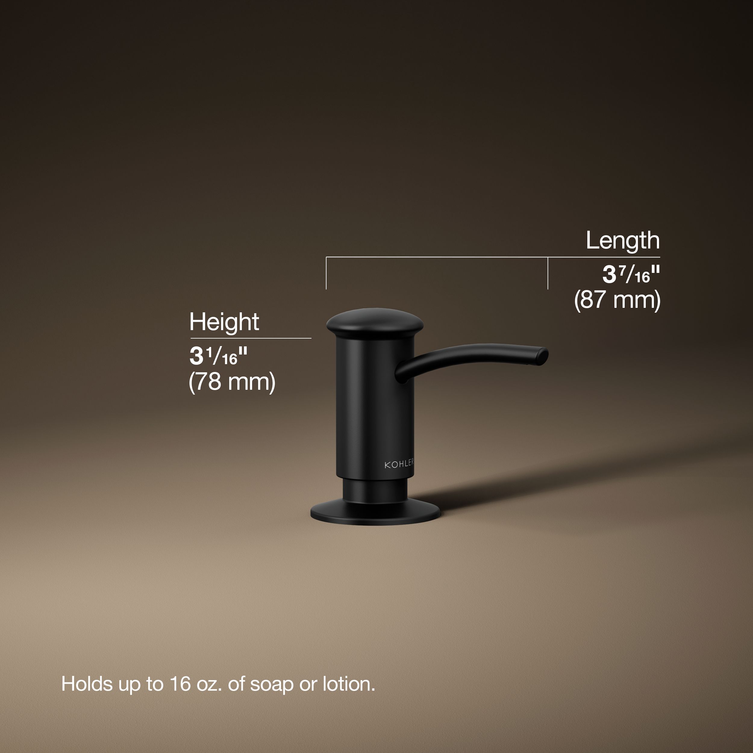 KOHLER 1895-BL Soap-Lotion-Dispensers - View #3