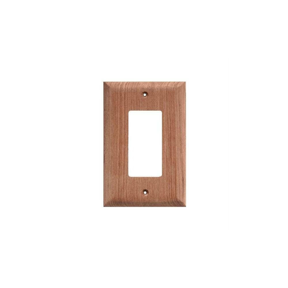 Teak Ground Fault Outlet Cover-Receptacle Plate- 2 at Lowes.com