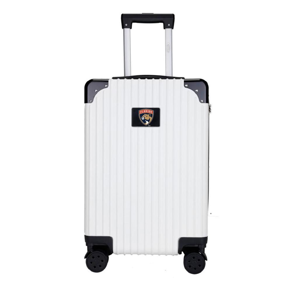Mojo Licensing NHPAL210_WHITE NHL Florida Panthers 23.75 x 15.5 x 9.75 White Polycarbonate Hardshell Carry-on Bag (1-Bag)