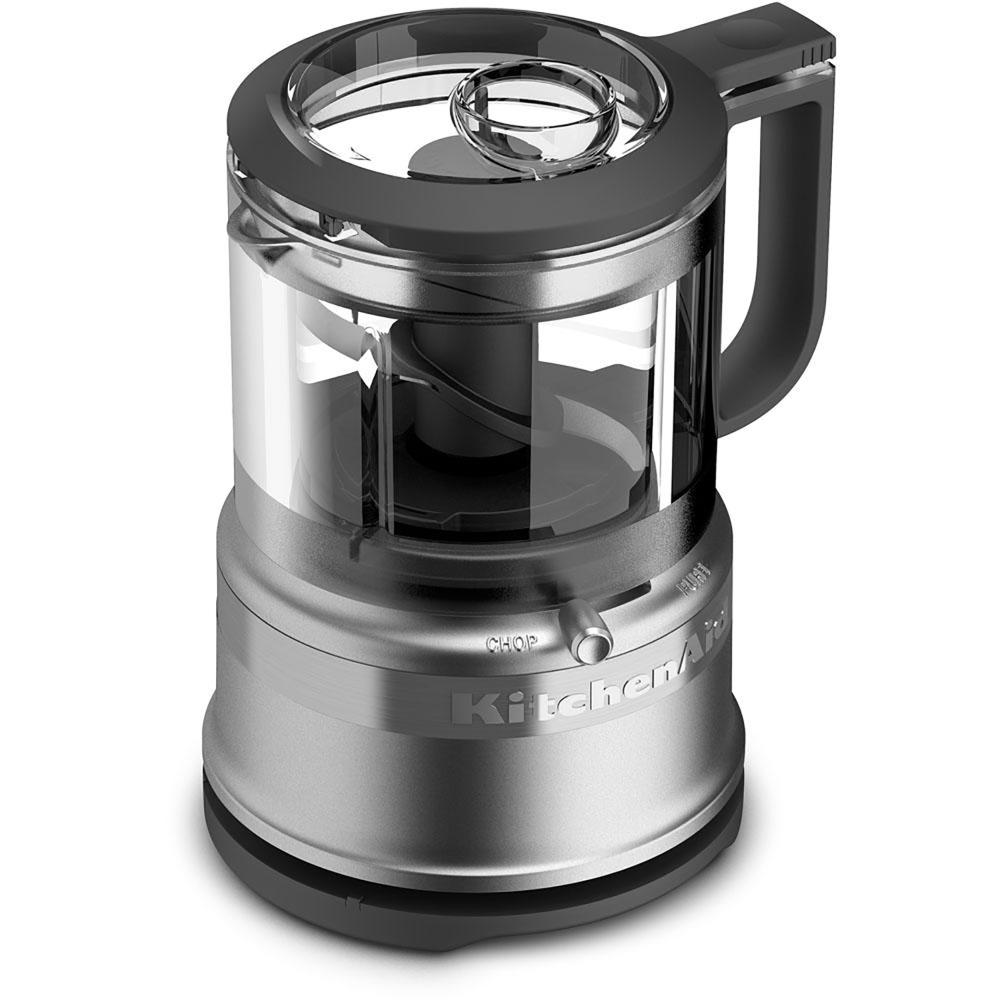 KitchenAid 3.5 Cups 240-Watt Contour Silver Mini Food Chopper at