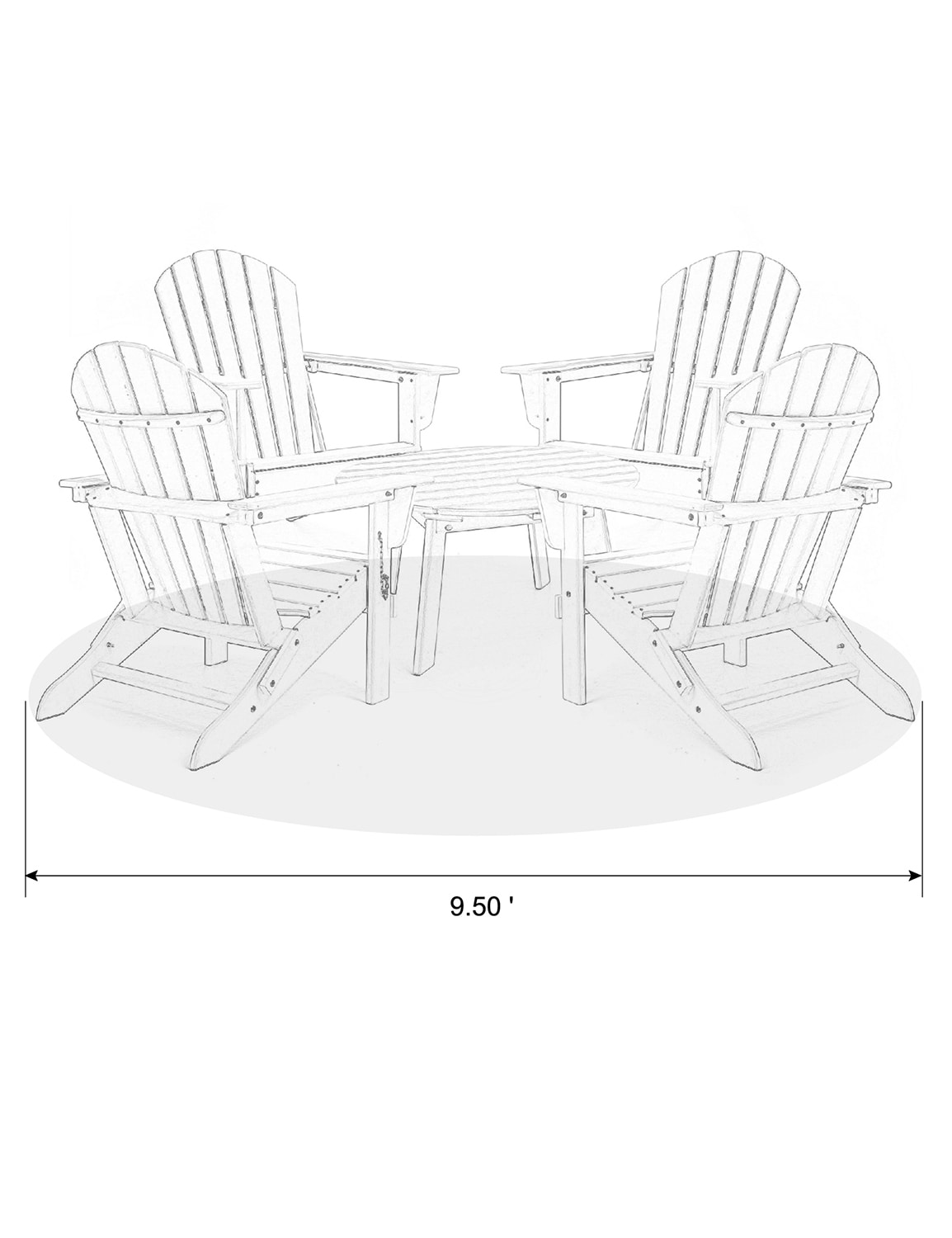 Glitzhome 2022200068 Patio-Conversation-Sets - View #5