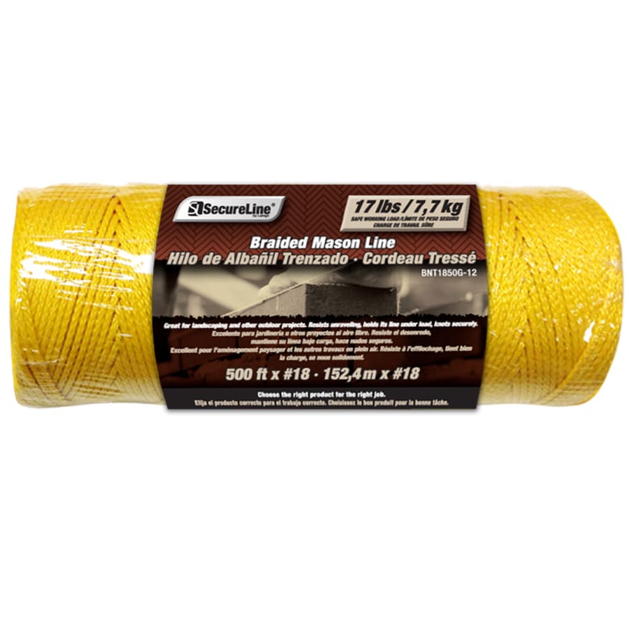 Lehigh 0.058-in x 500-ft Braided Nylon Rope in the Packaged Rope department  at