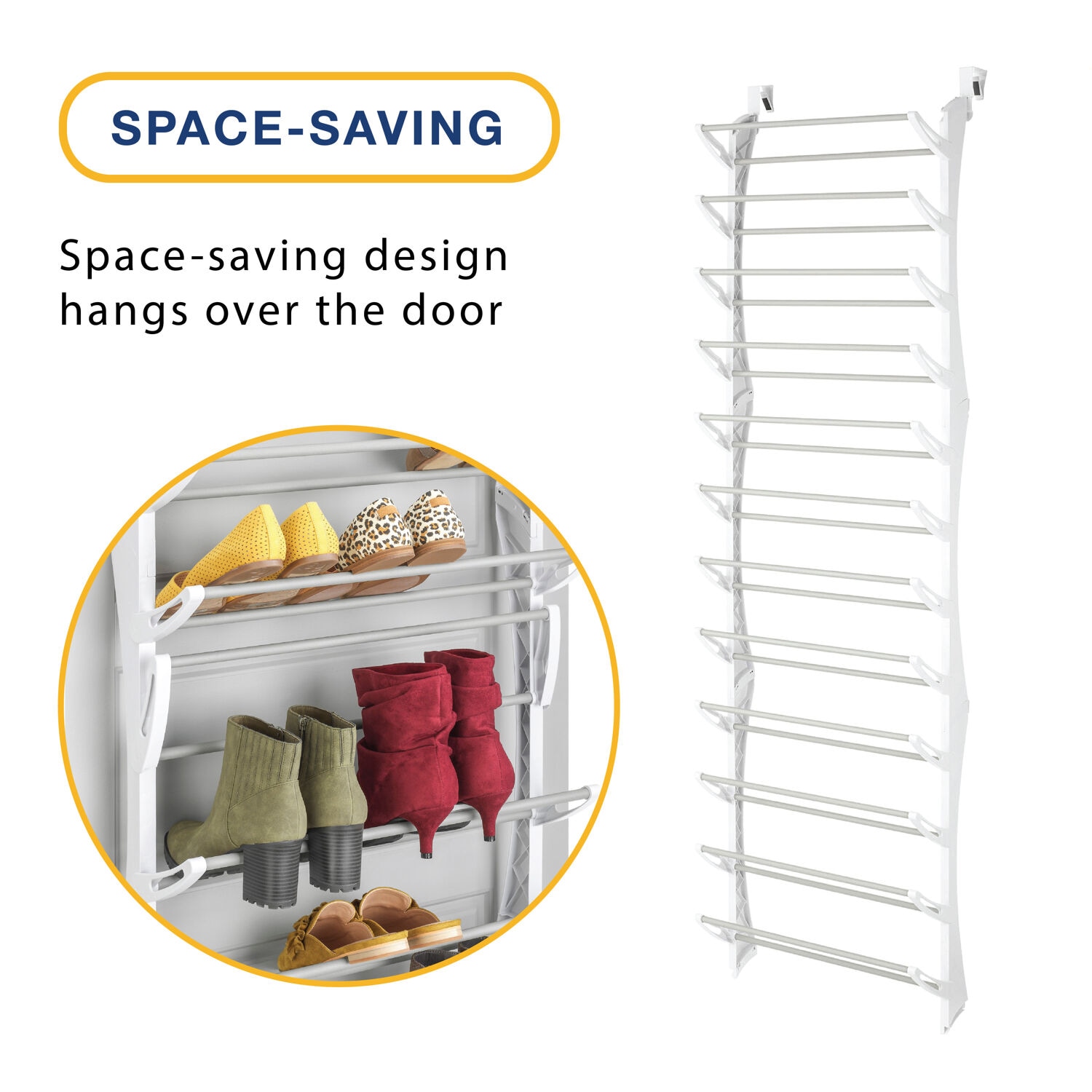 Whitmor 6486-1746-WHT Shoe-Racks - View #3