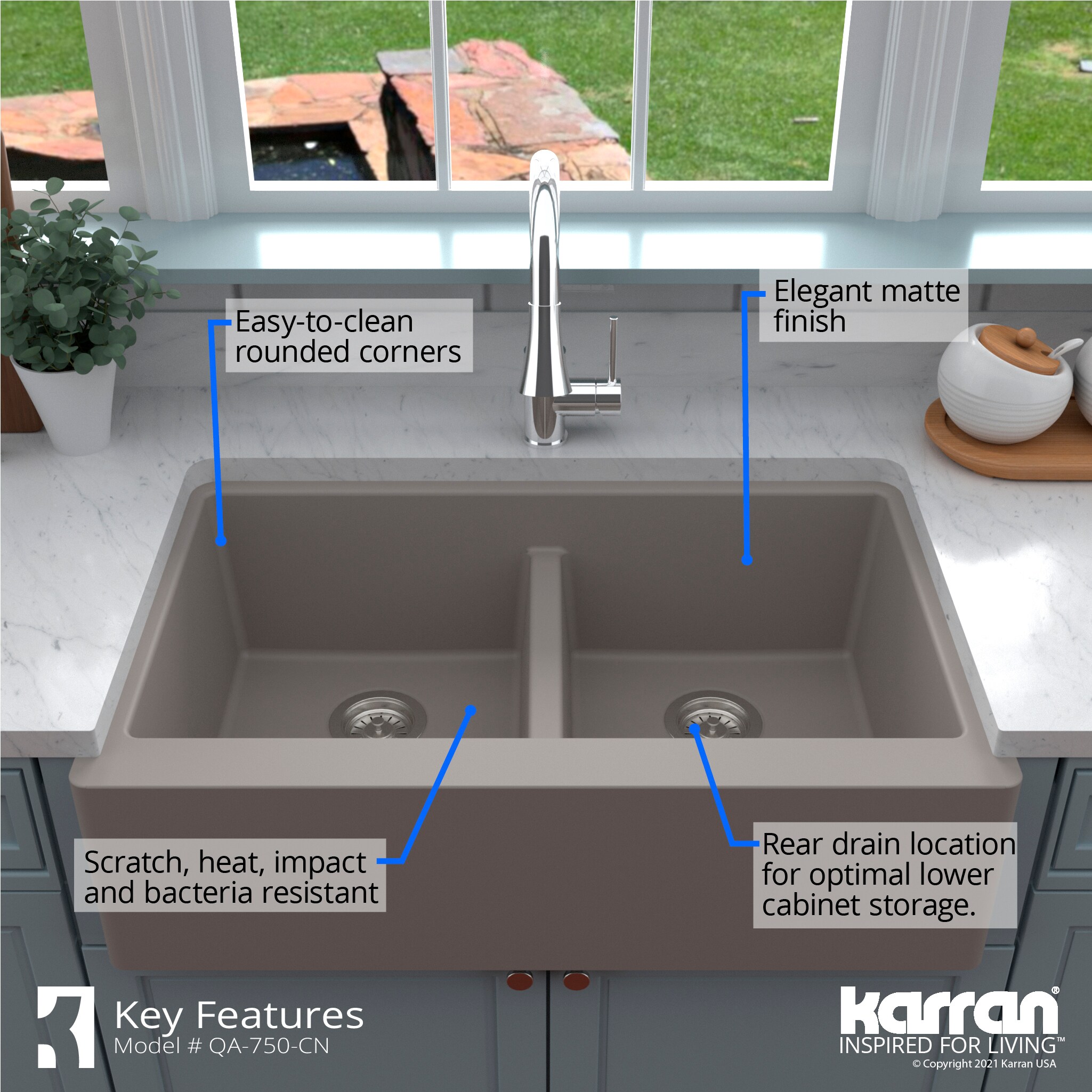 Karran QA-750-CN-PK1 Kitchen-Sinks - View #8