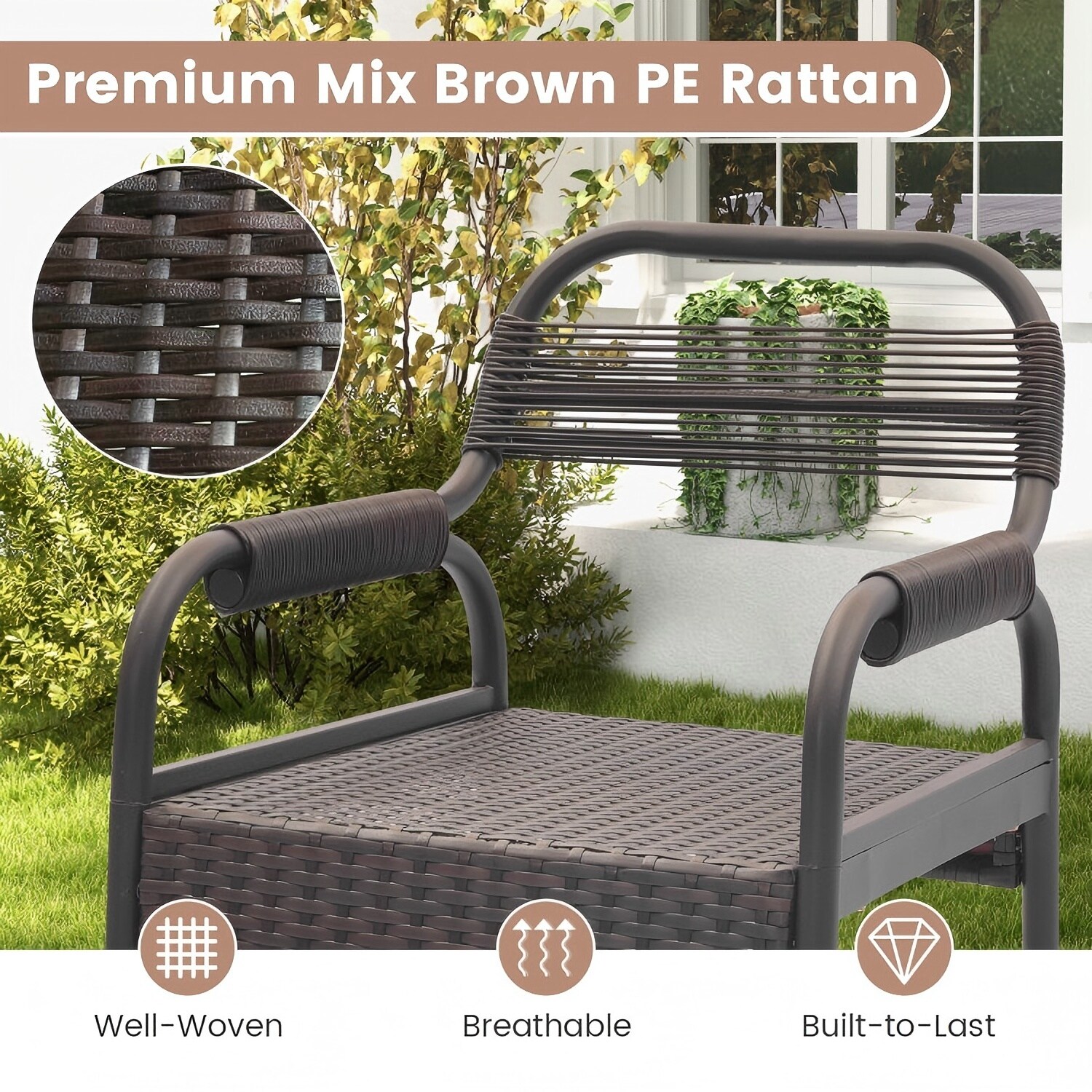 Forclover FBR-719BN Patio-Dining-Sets - View #3