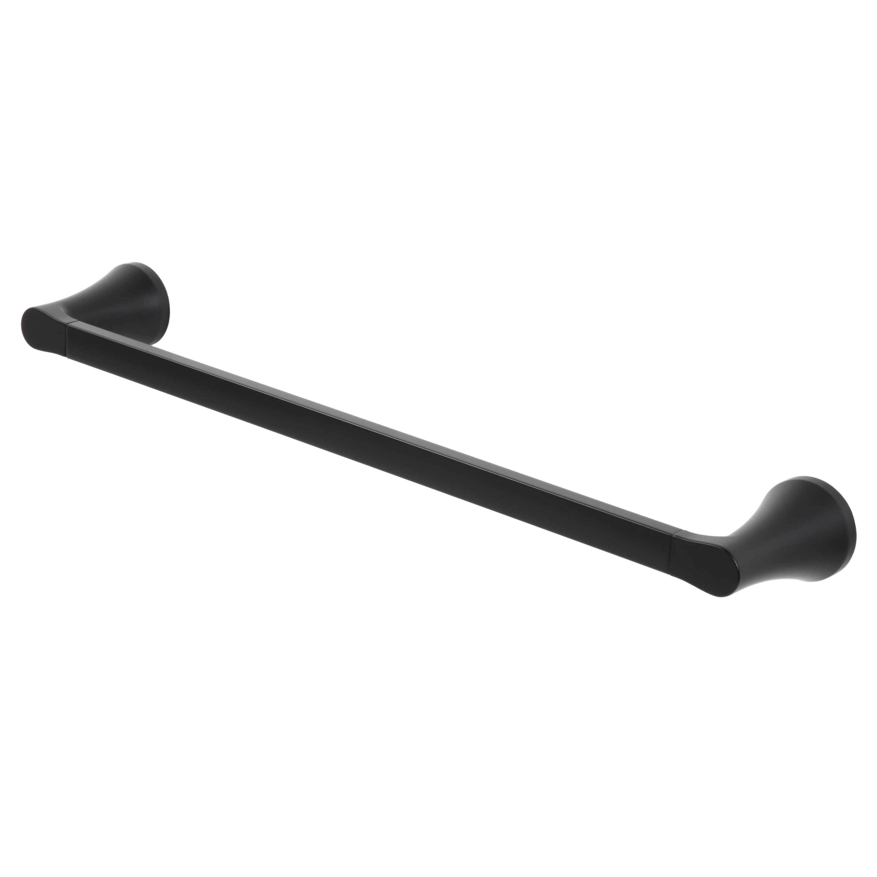 Origin 21 BTH-018-R6006-MB Candace 18-in Matte Black Wall mount Single Towel Bar