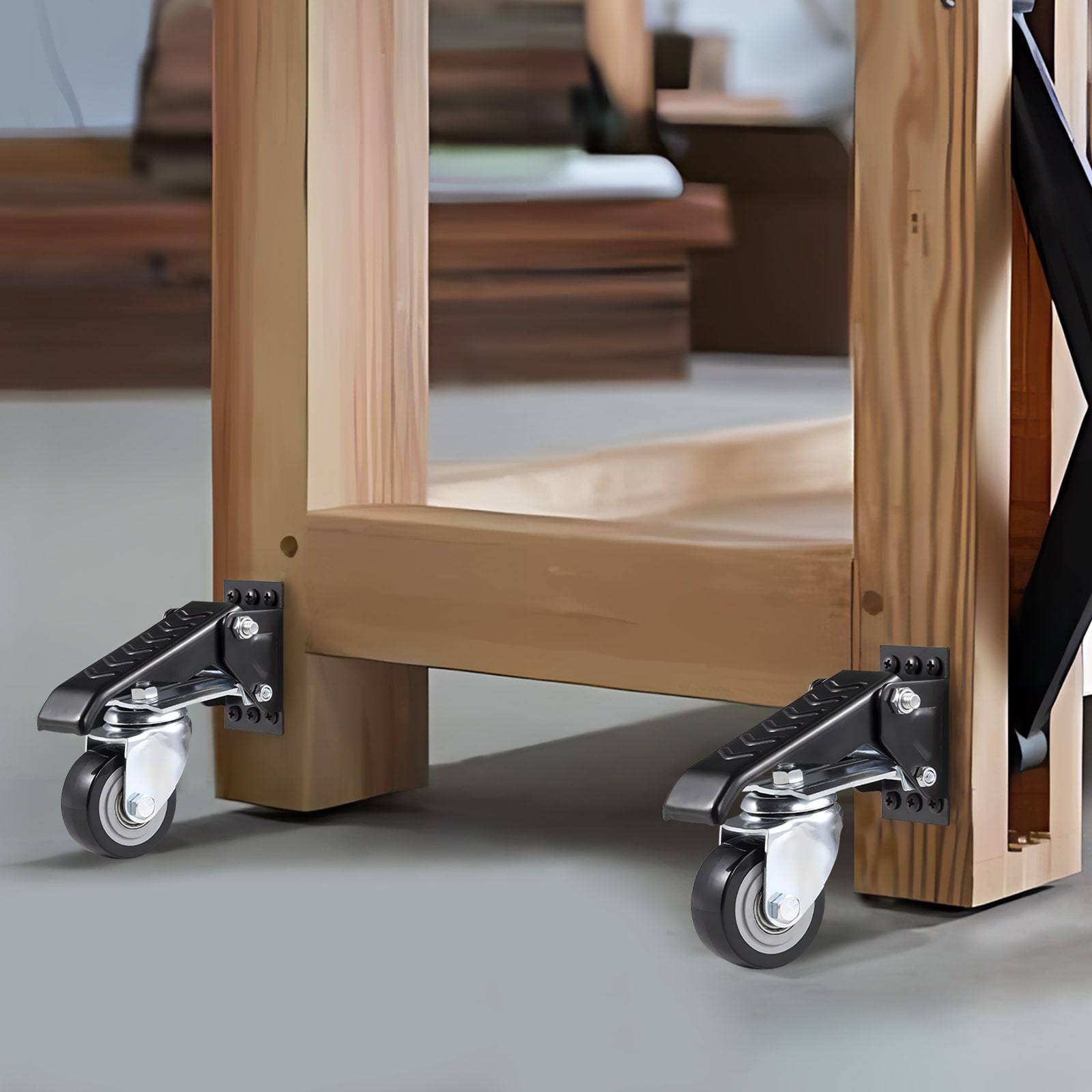 16 Pack Mini Swivel Wheels Sliders Roller for Appliance, Load Capacity  14Lbs Per Wheel