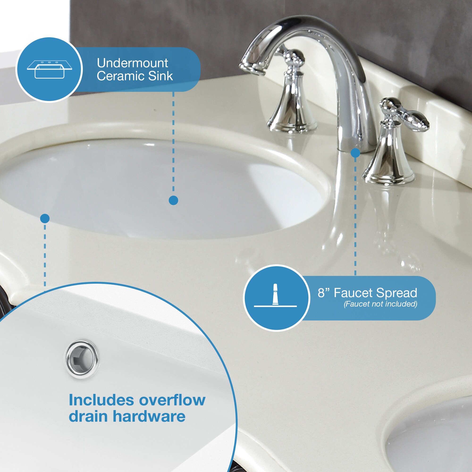 OVE Decors TRENT-60 Bath-Vanity-Combo - View #6