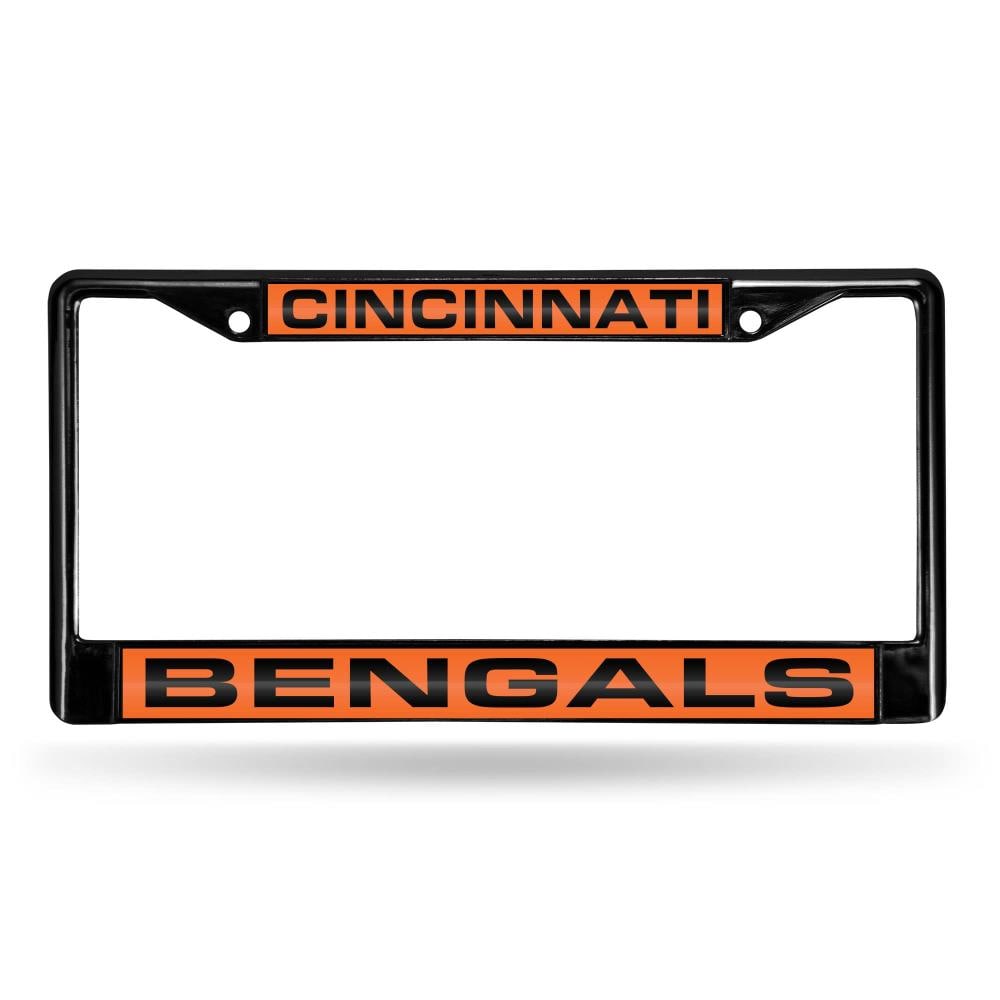 Cincinnati Bengals Hitch Cover - Orange on Black - Auto Accessories - NFL