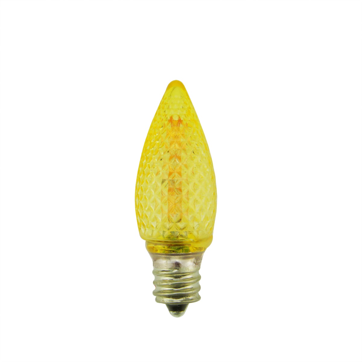 Northlight 31742621 Indoor/Outdoor Yellow LED C7 String light bulbs