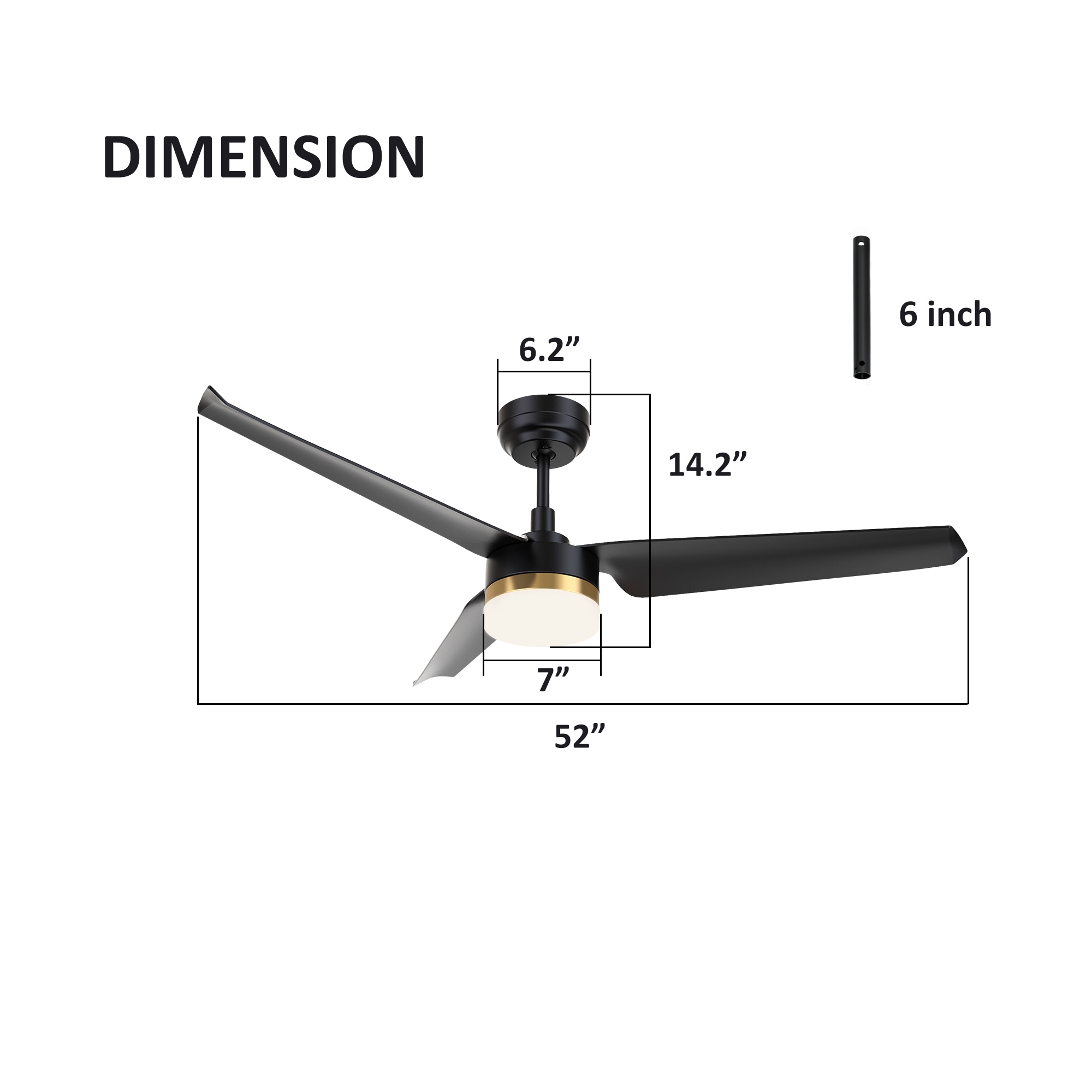 CARRO USA LS523N-L12-B2-1 Ceiling-Fans - View #10
