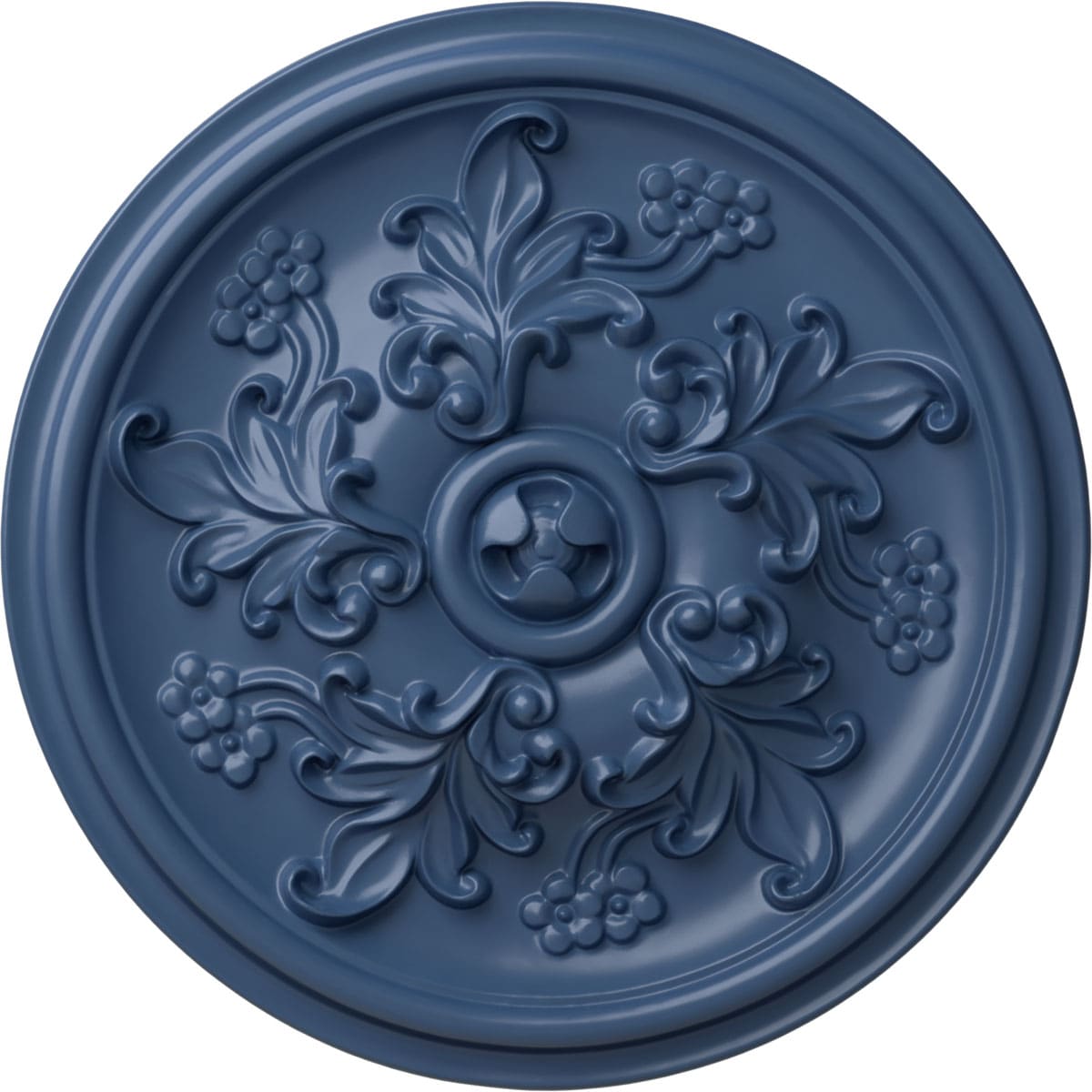 Ekena Millwork CM14KTAMF Katheryn 14.5-in W x 14.5-in L Painted Americana Polyurethane Whole Ceiling Medallion