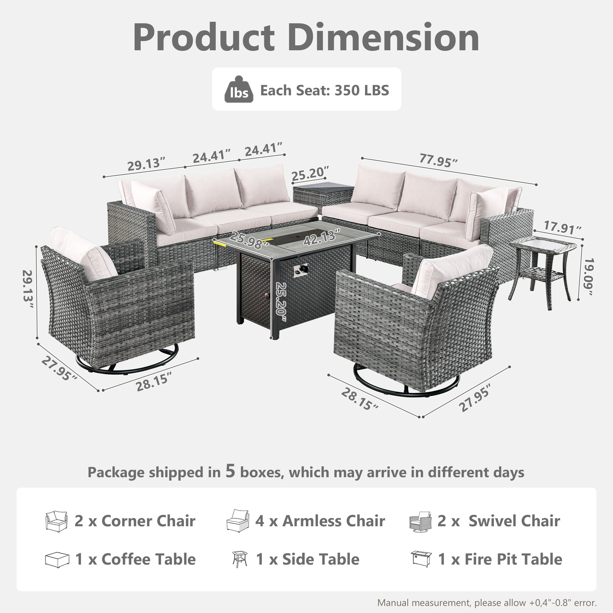 weaxty DDFPRRSGRS6011 Patio-Sofas-Daybeds - View #7