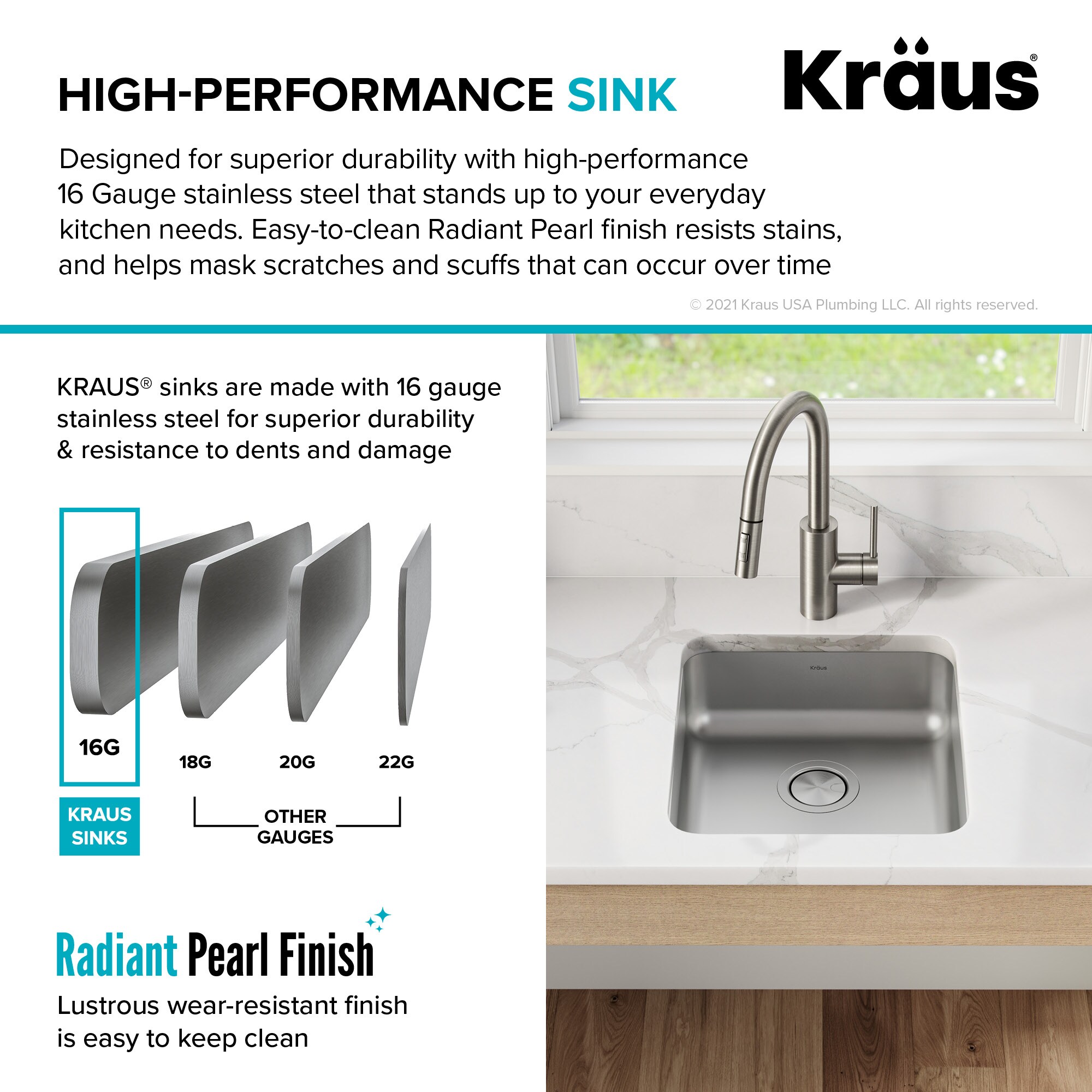 Kraus KA1AS17B Bar-Prep-Sinks - View #5