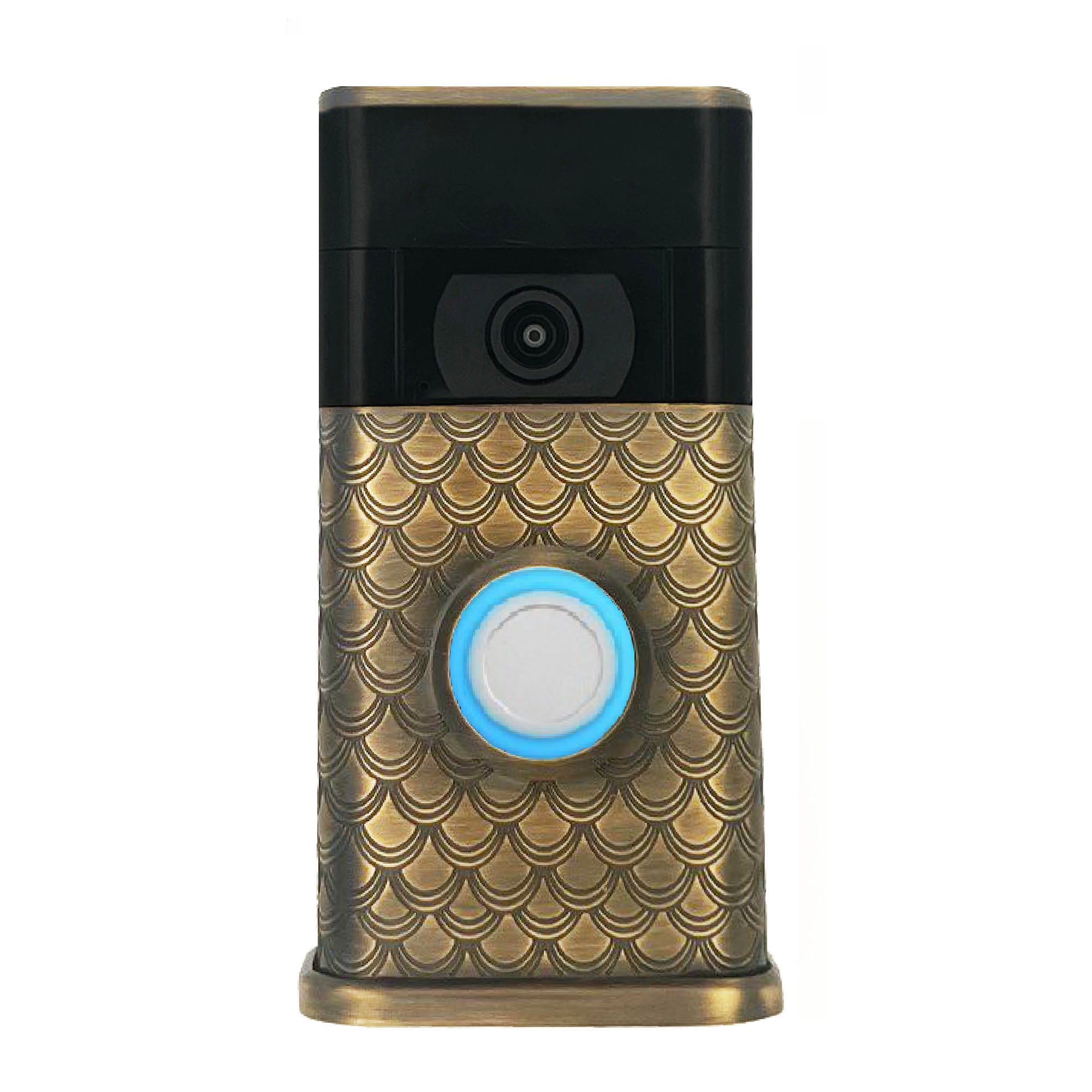 Michael Healy MHVR20092 Video Doorbell Decorative Covers (R2 Collection) Gold Doorbell skin