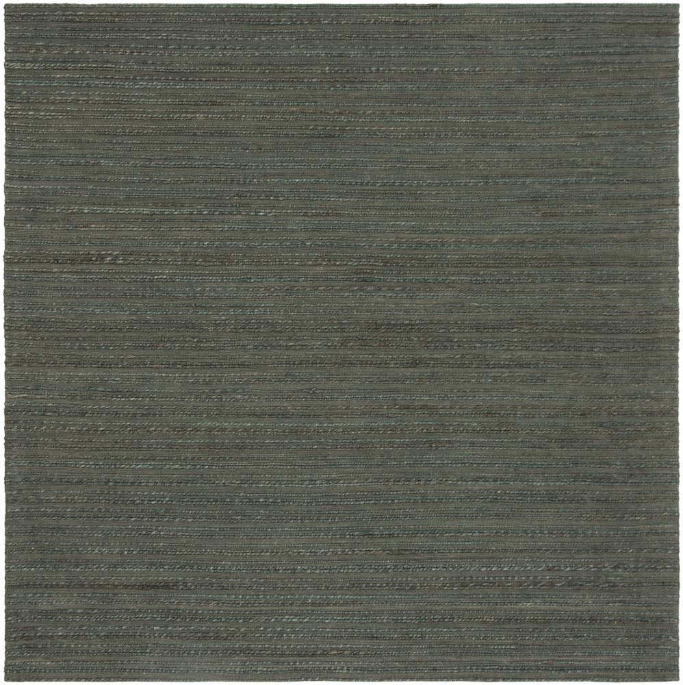 Cape Cod Dark Green Square Cotton Area Rug