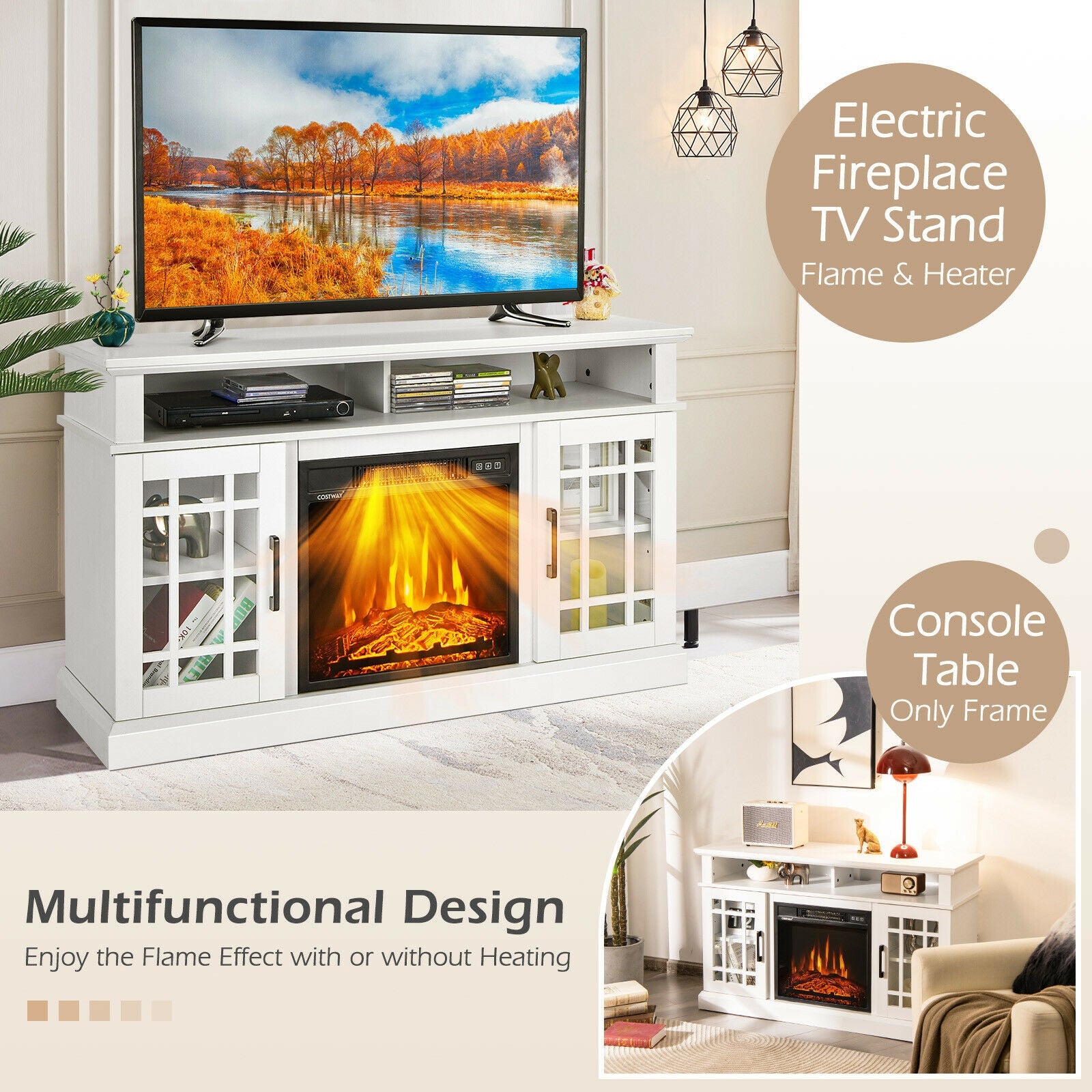Boyel Living BL-FP10220USWH Tv-Stands - View #5