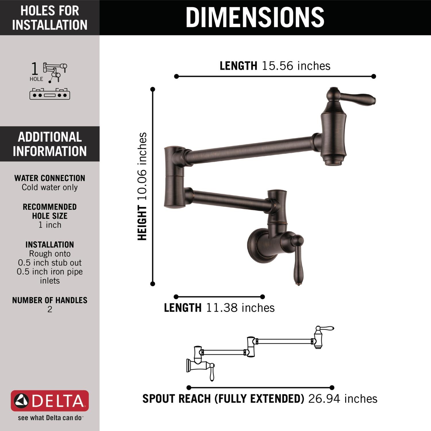 Delta 1177LF-RB Kitchen-Faucets - View #3