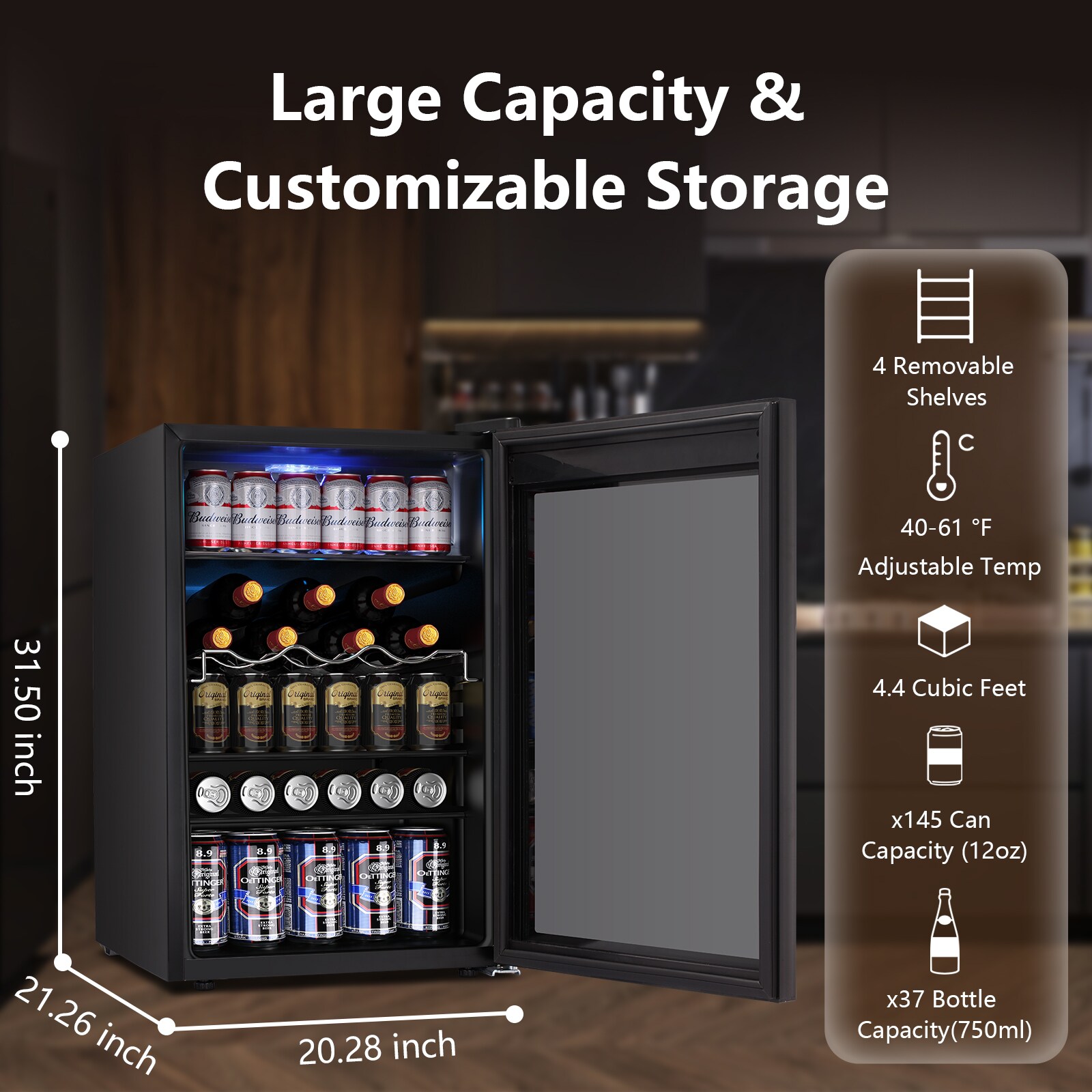 COWSAR W58128BH Beverage-Dispensers - View #3