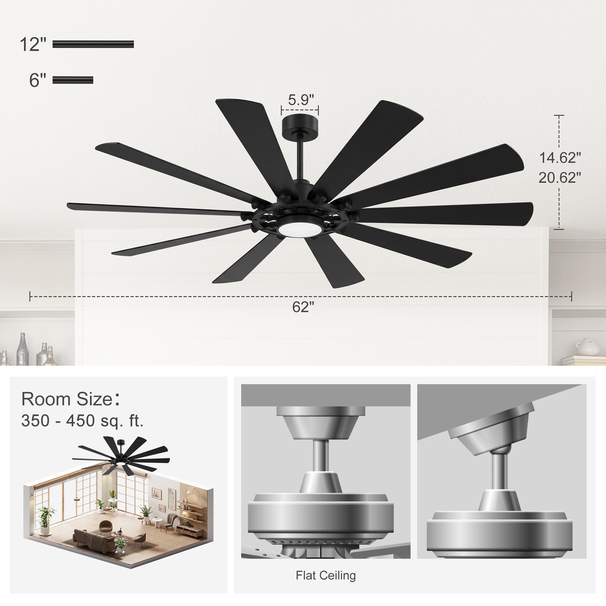 Breezary 33076-AB Ceiling-Fans - View #9