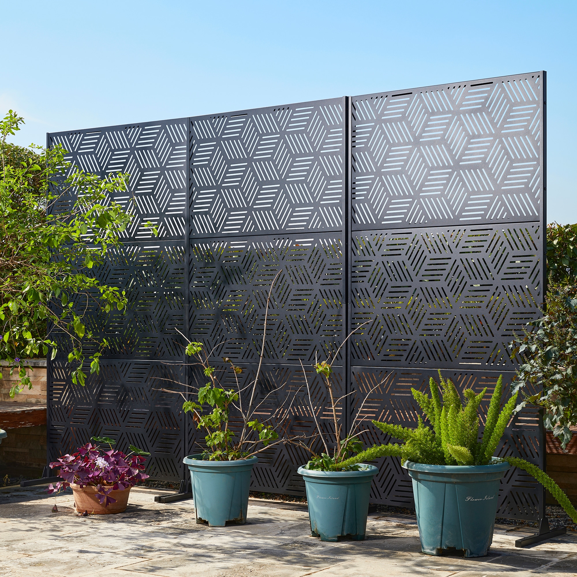Glitzhome 2039200001 Outdoor-Privacy-Screen - View #3