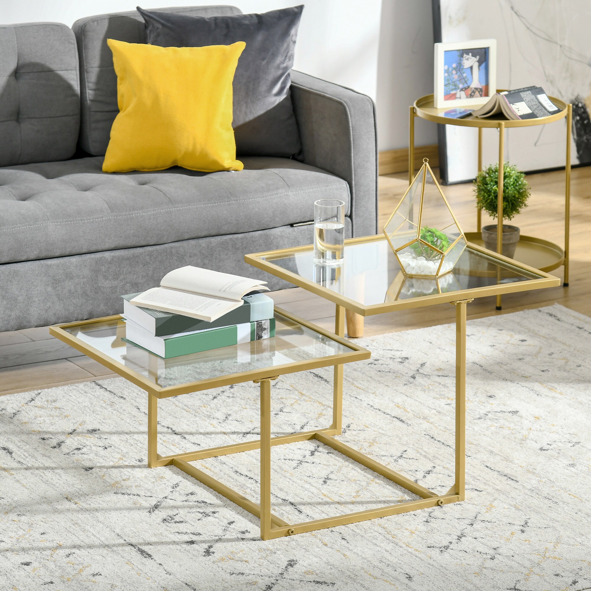 HomCom 839-258GD Coffee-Tables - View #2