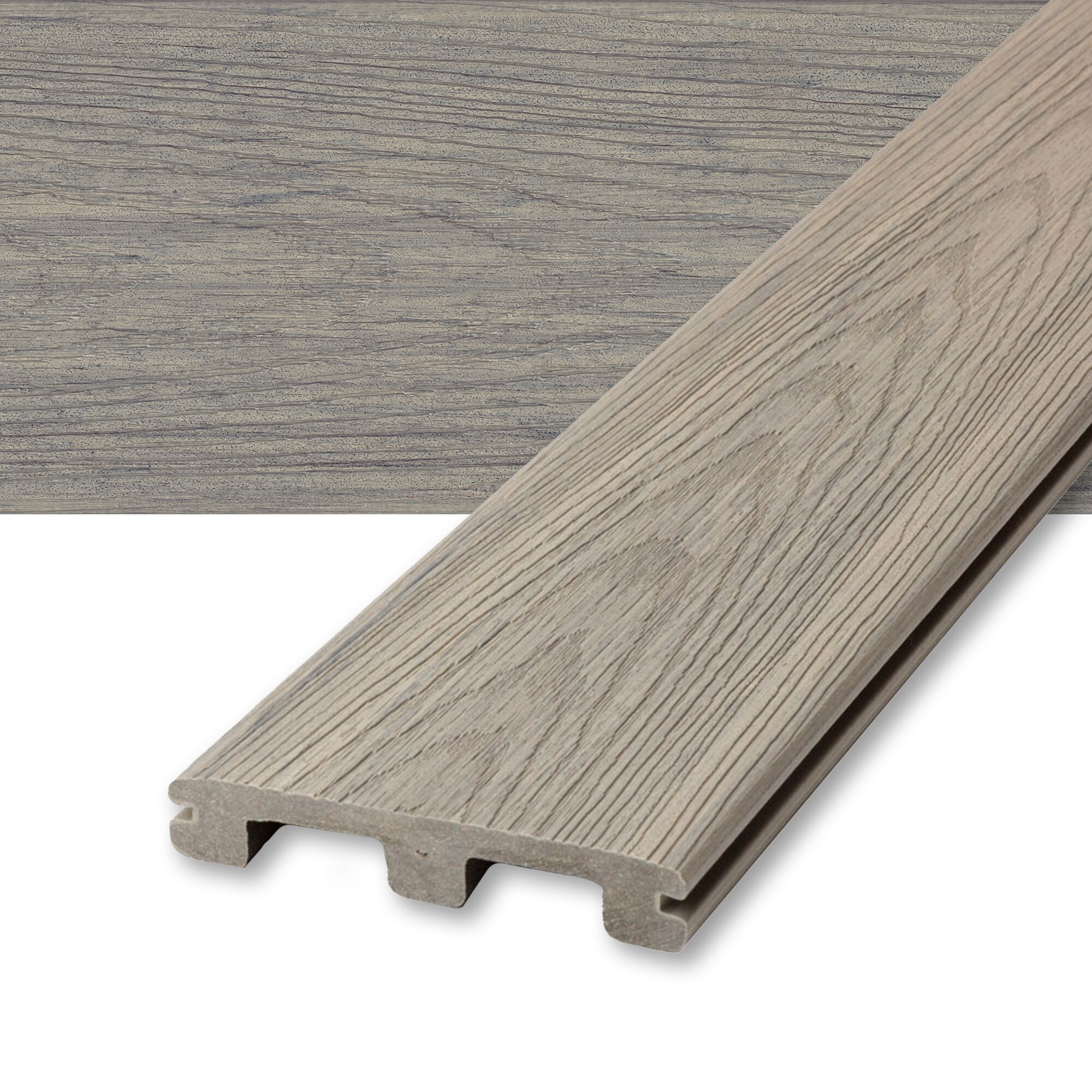 Deckorators Venture 1-in x 6-in x 20-ft Saltwater Grooved Composite Deck Board