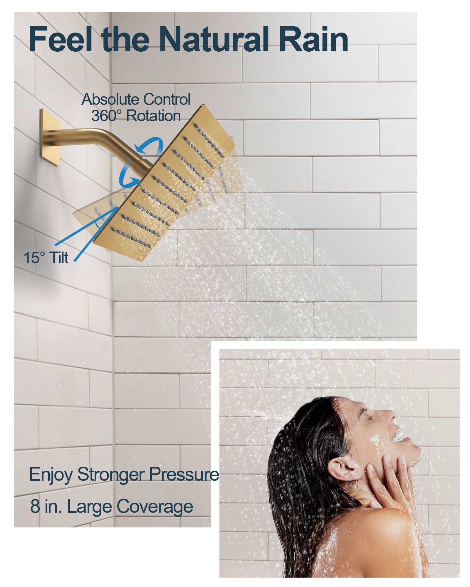 GRANDJOY TOBILI5183BA Showerhead-Bar-Panels - View #4