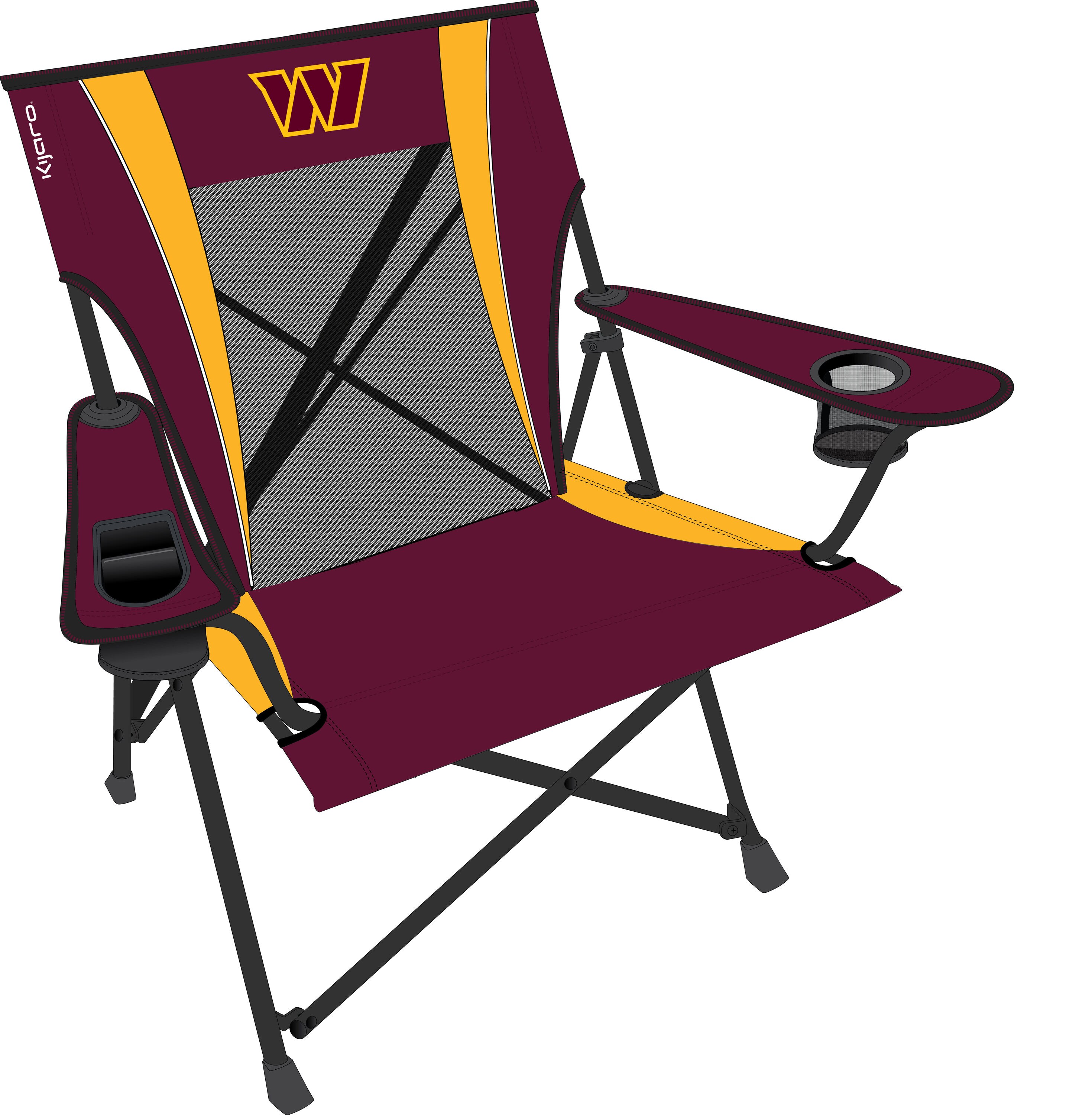 Kijaro 104441 Washington Commanders Nylon Washington Commanders Folding Tailgate chair Carrying Strap/Handle Included