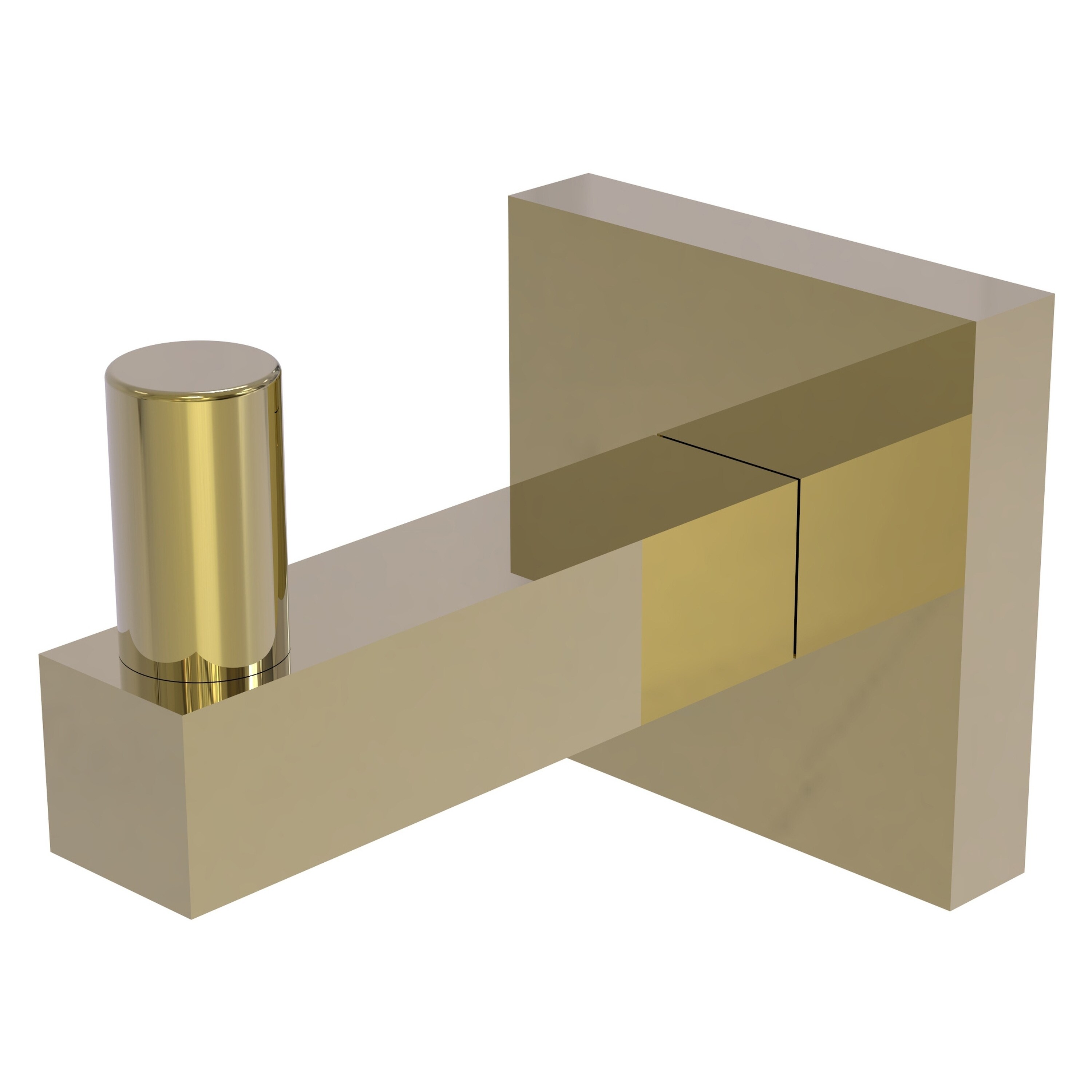 Allied Brass MT-20-UNL Montero Unlacquered Brass Single -Hook Wall mount Towel Hook