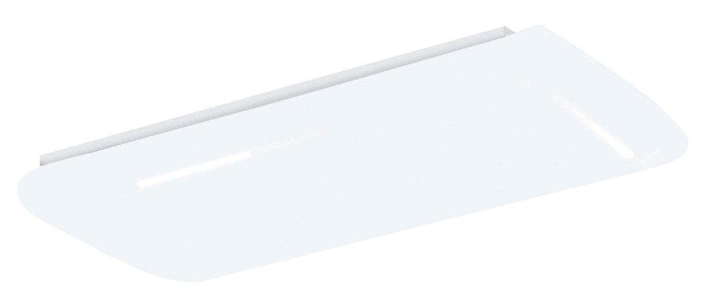 Portfolio Frosted Acrylic Flush Mount Fluorescent Light (Common: 2-ft ...