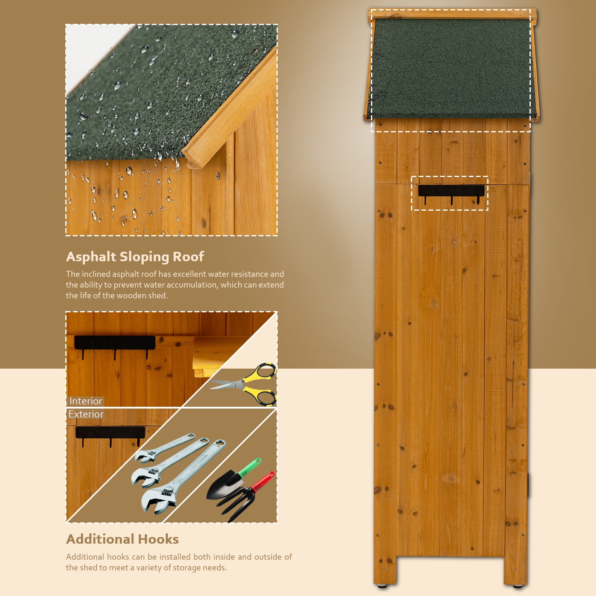 Mondawe MD-HO67667 Wood-Storage-Buildings - View #6
